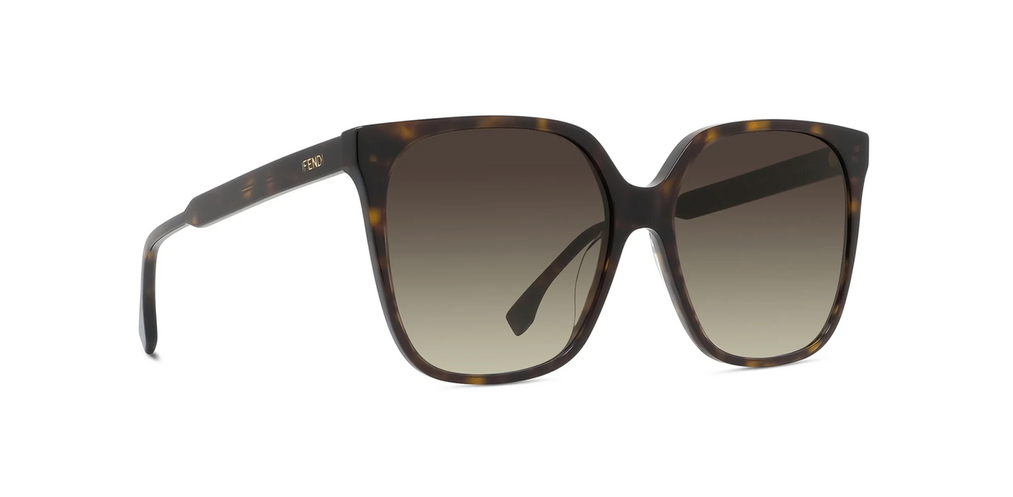 FENDI DARK HAVANA SUNGLASSES