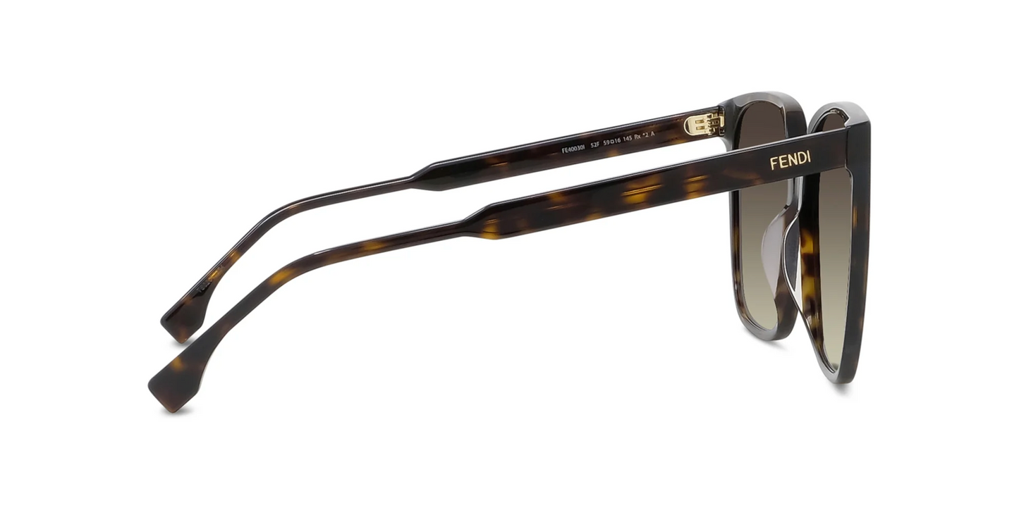 FENDI DARK HAVANA SUNGLASSES