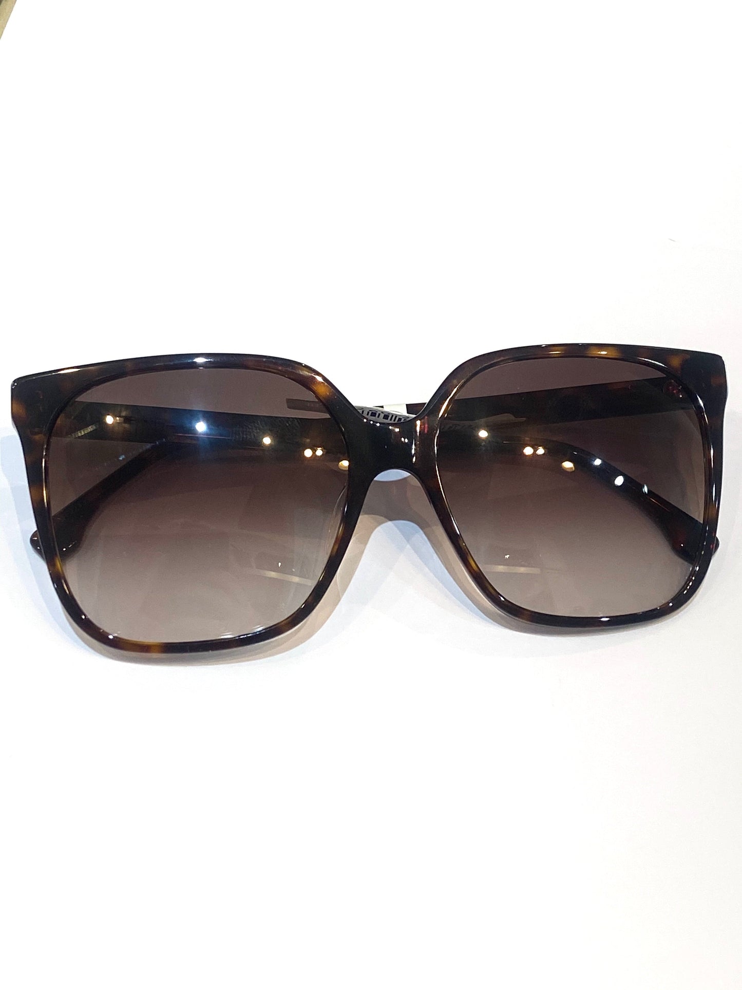 FENDI DARK HAVANA SUNGLASSES