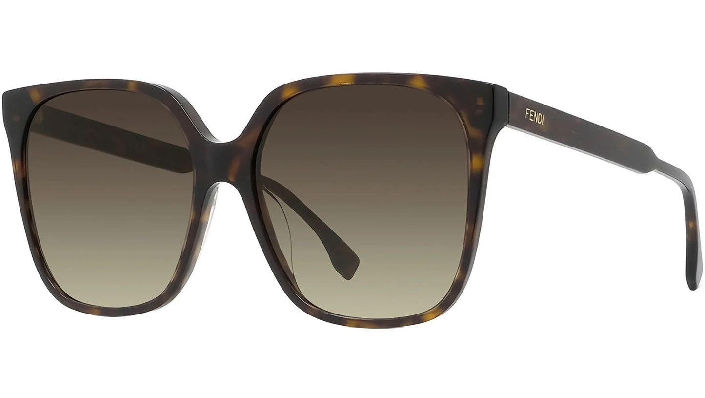 FENDI DARK HAVANA SUNGLASSES