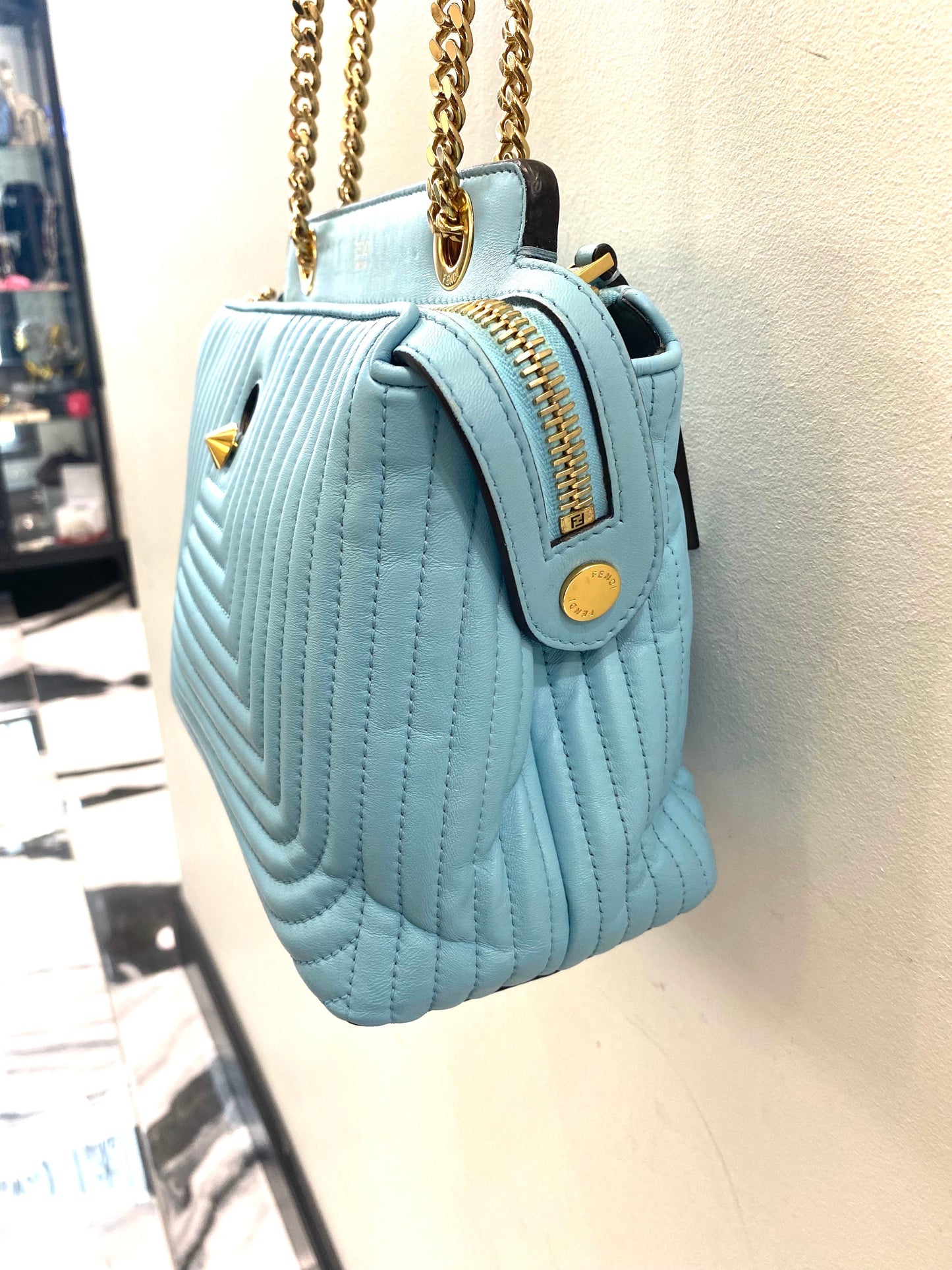 FENDI DOTCOM QUILTED CLICK BAG