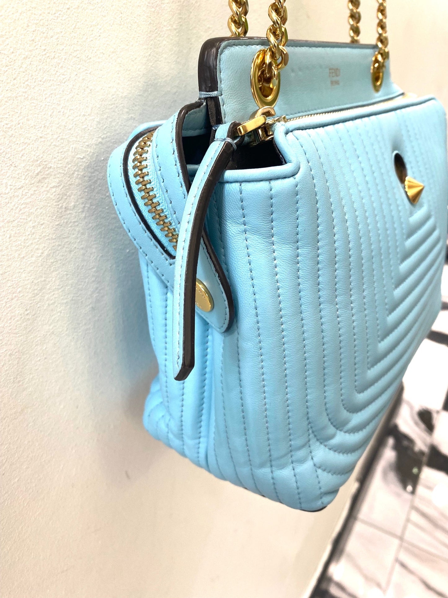 FENDI DOTCOM QUILTED CLICK BAG