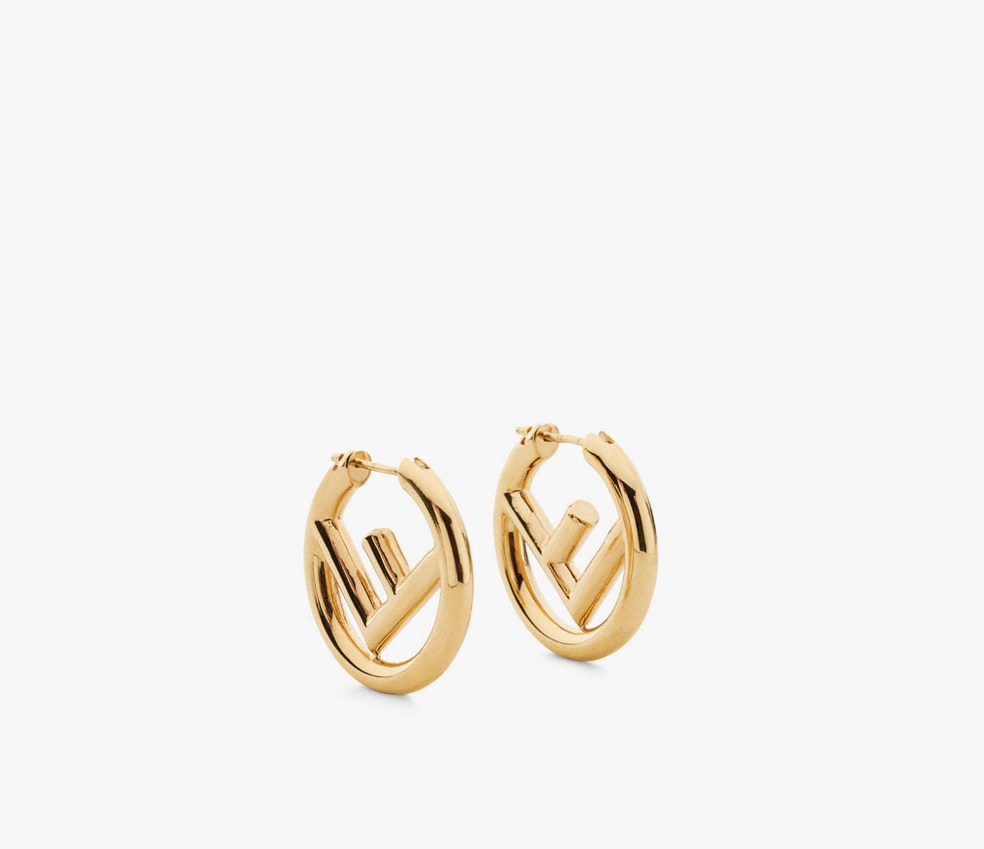 FENDI F IS FENDI HOOP EARRINGS