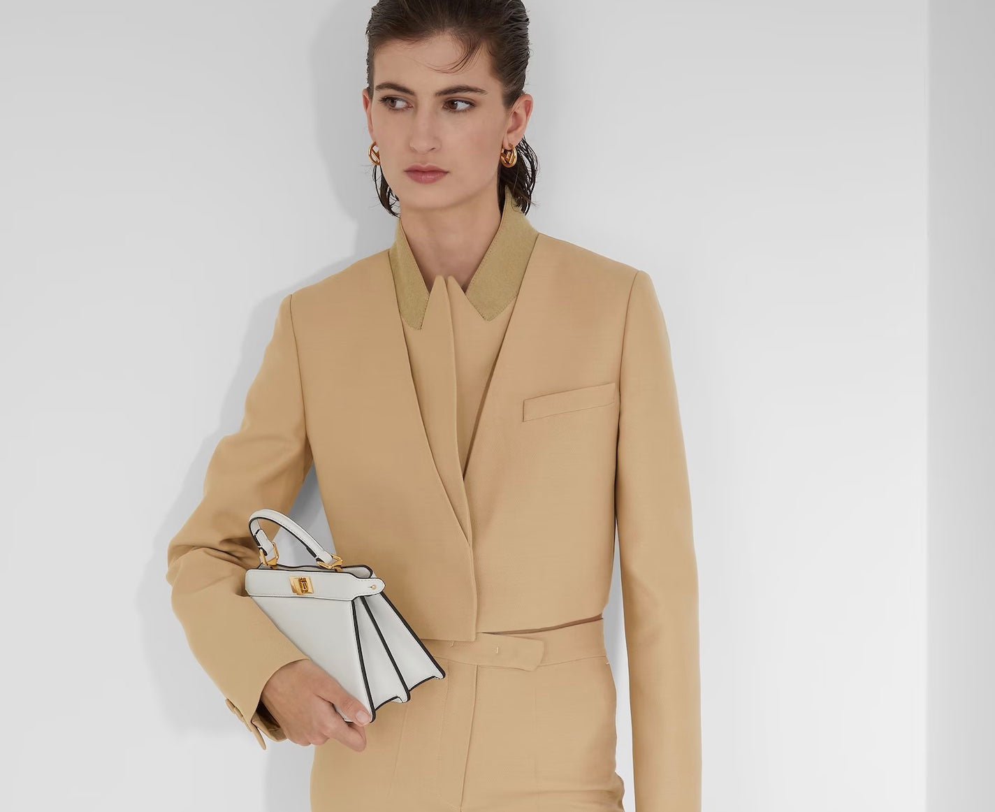 FENDI F IS FENDI HOOP EARRINGS