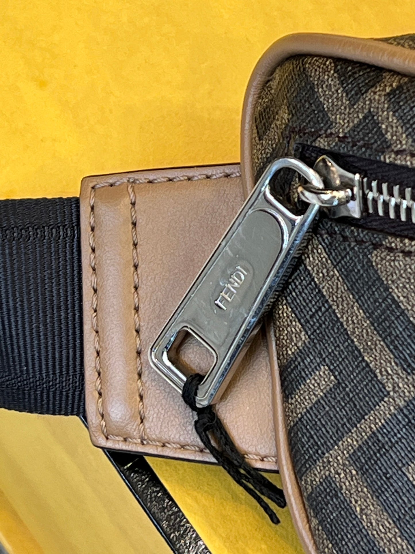 FENDI FF DIAGONAL BELT BAG
