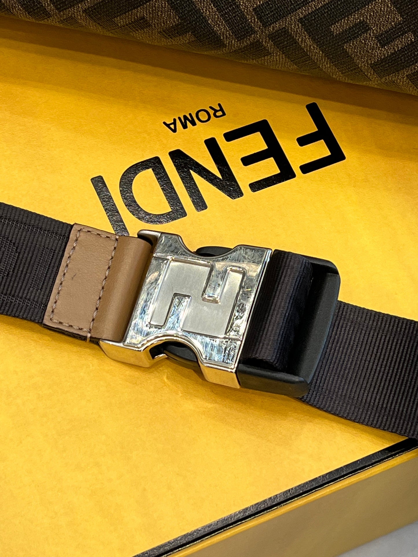 FENDI FF DIAGONAL BELT BAG