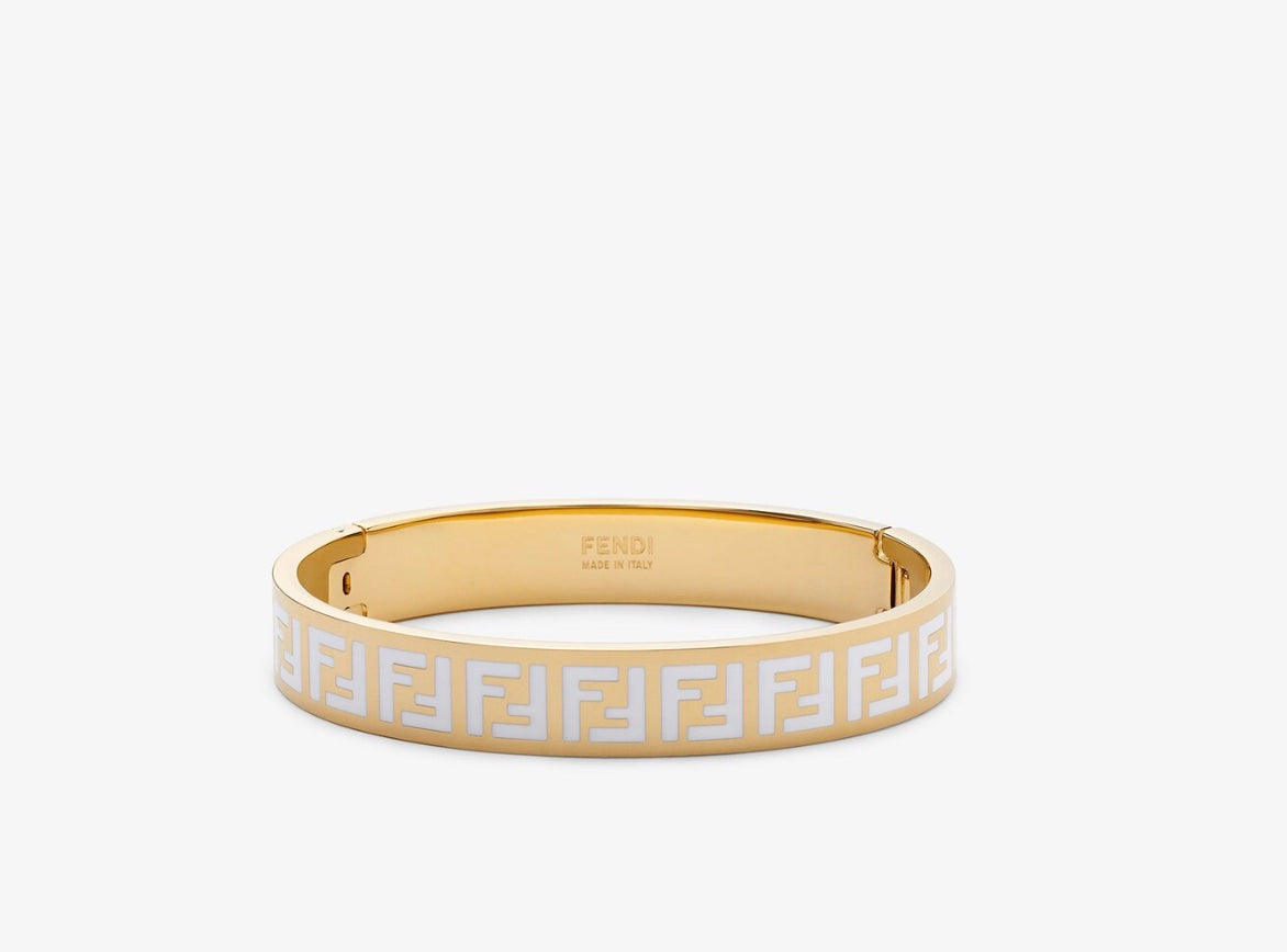FENDI FF ENAMEL LOGO FOREVER BRACELET