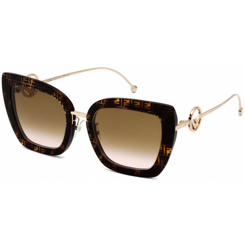 FENDI FF OVERSIZED SUNGLASSES