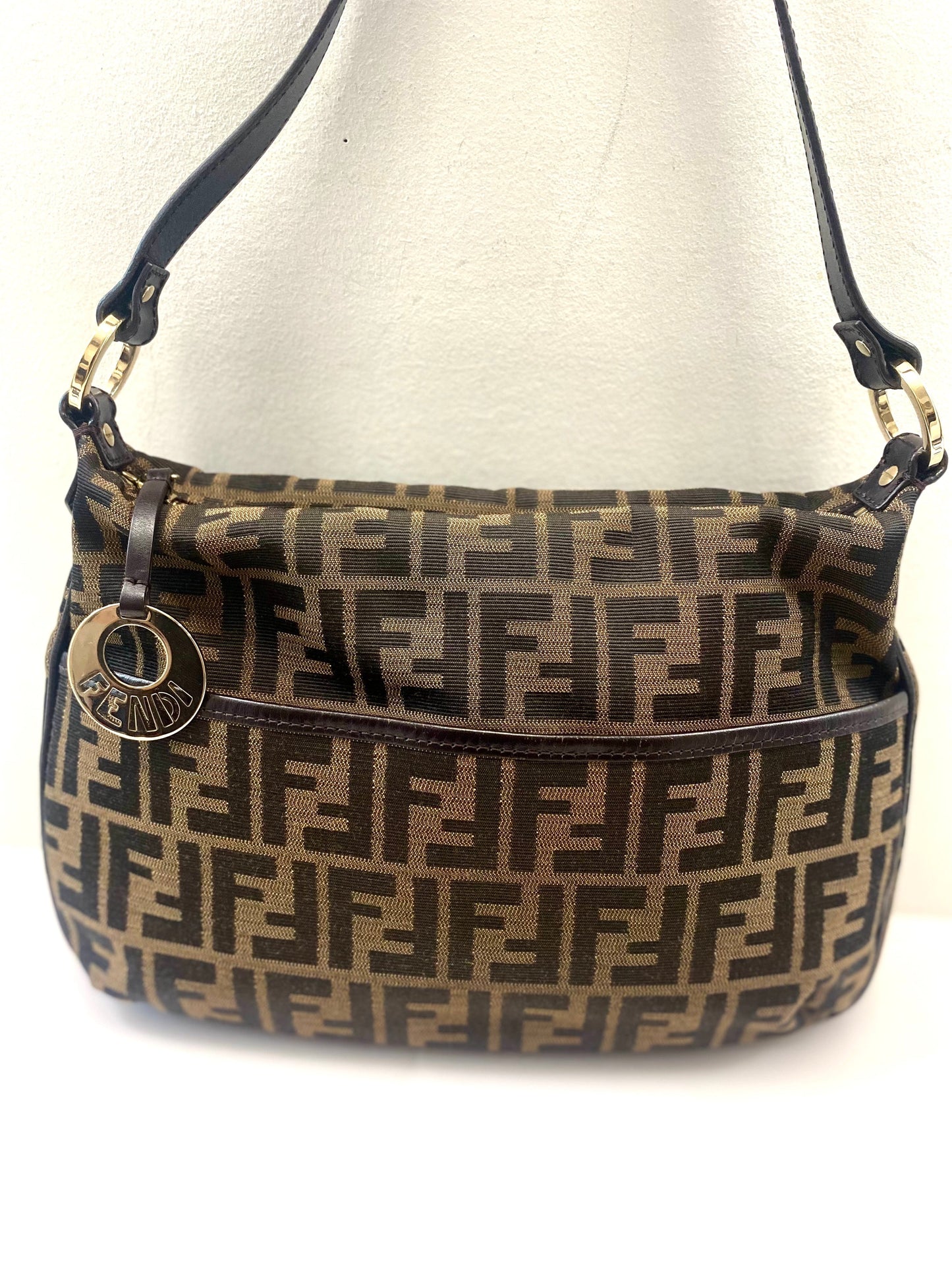 FENDI FF ZUCCA CHEF CROSSBODY BAG