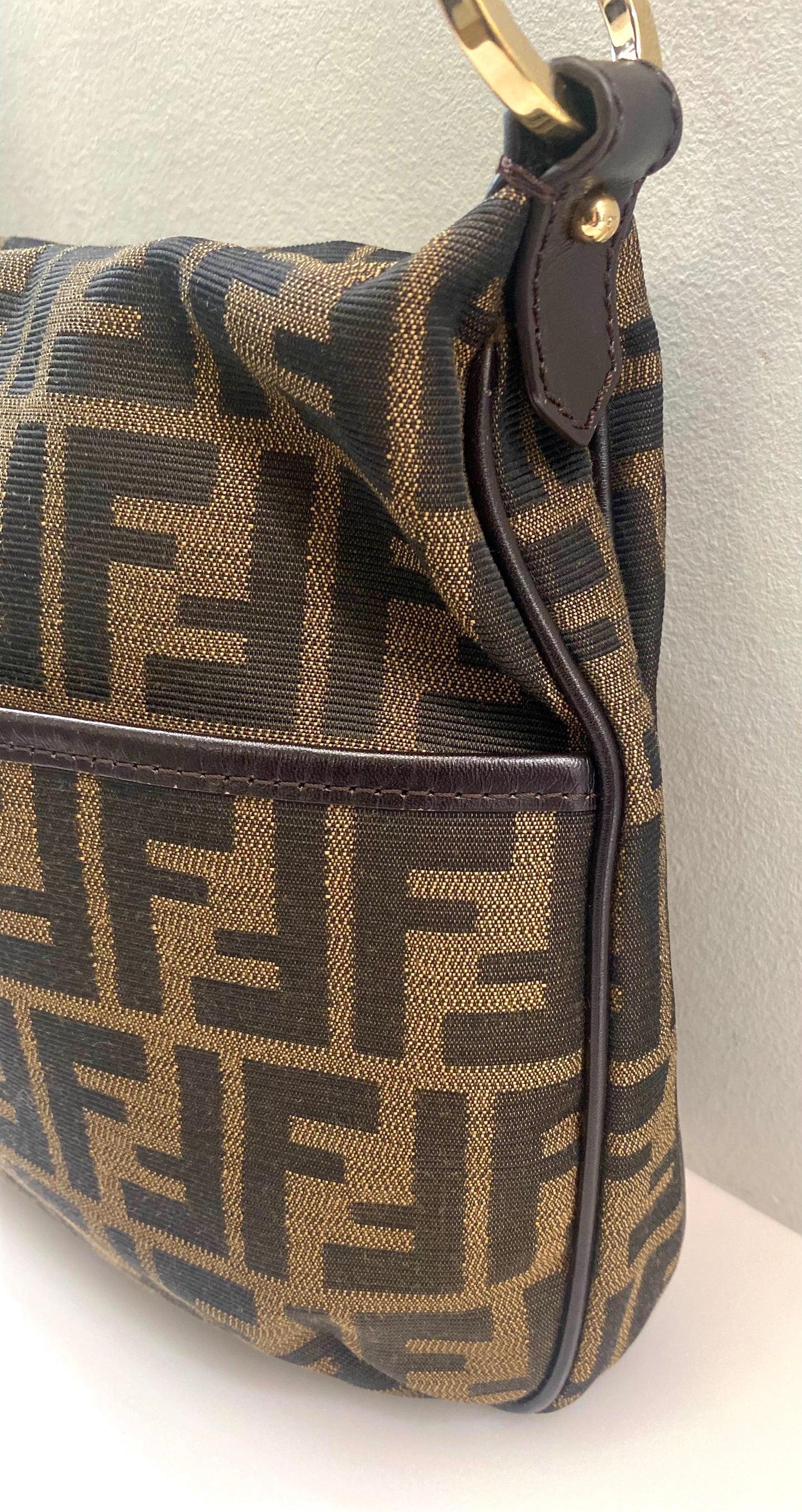 FENDI FF ZUCCA CHEF CROSSBODY BAG