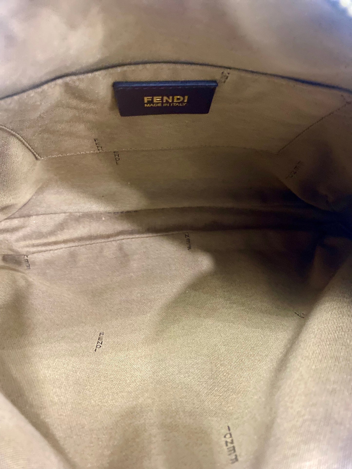 FENDI FF ZUCCA CHEF CROSSBODY BAG