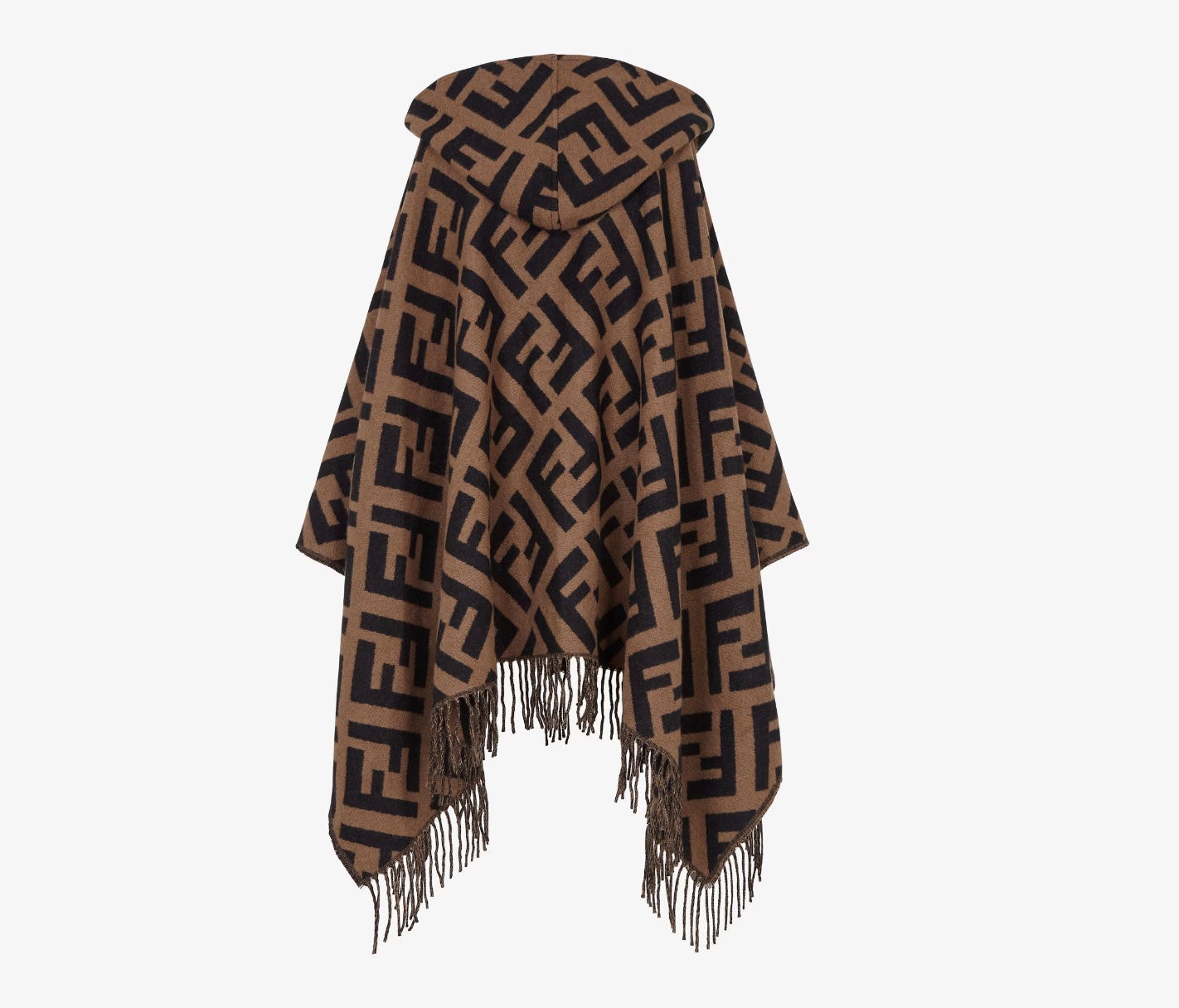 FENDI FF CASHMERE PONCHO