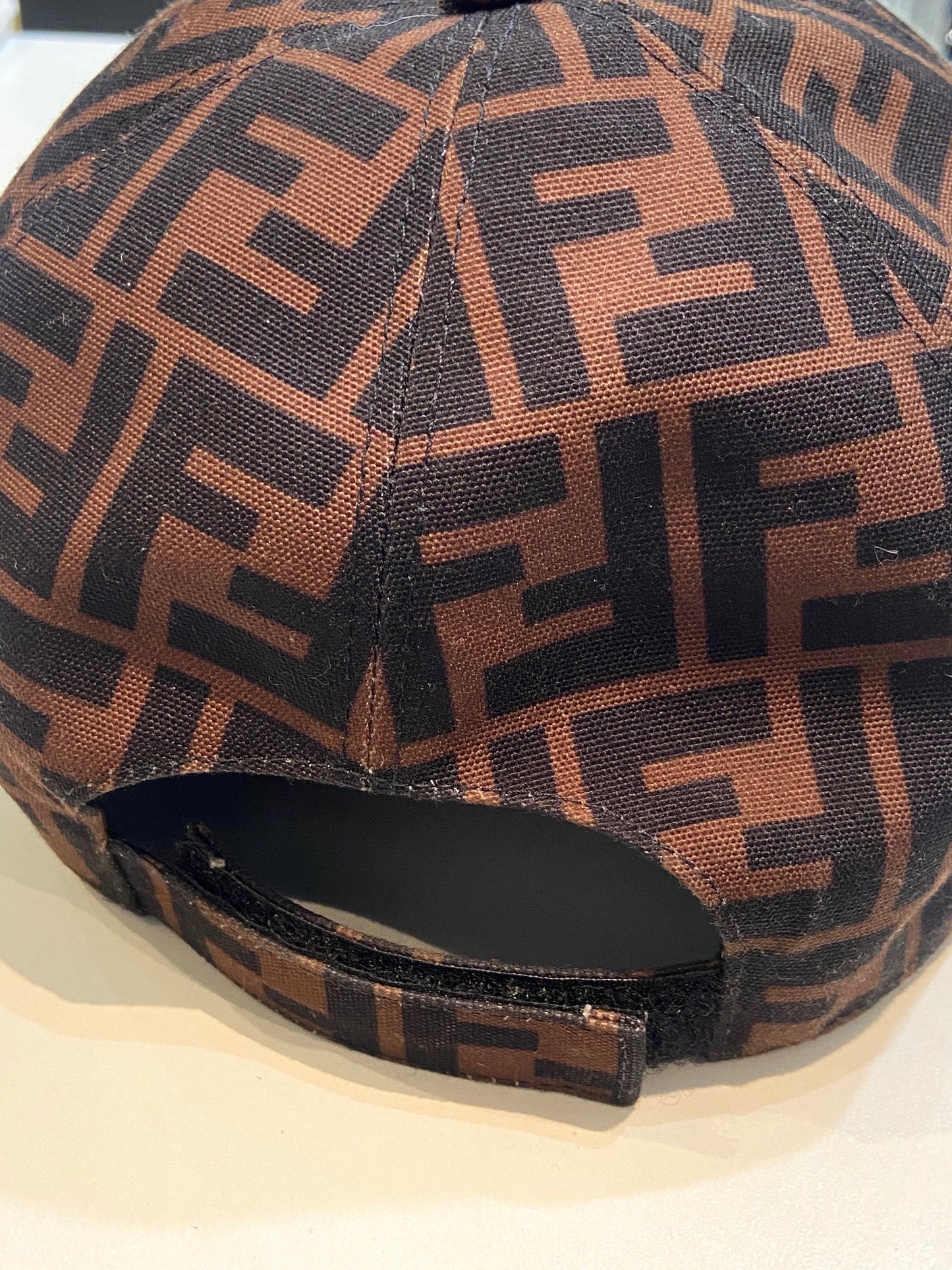 FENDI FF RELOADED JACQUARD BASEBALL CAP