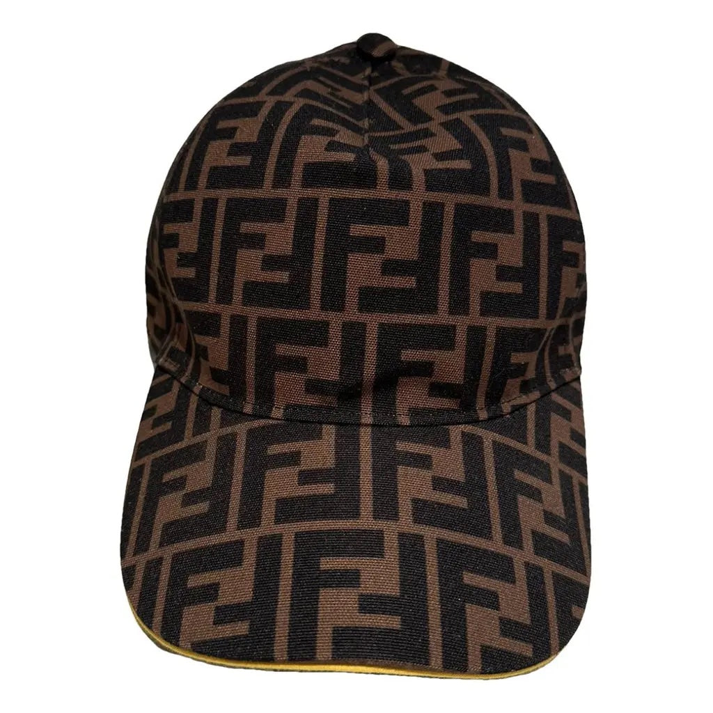 FENDI FF RELOADED JACQUARD BASEBALL CAP