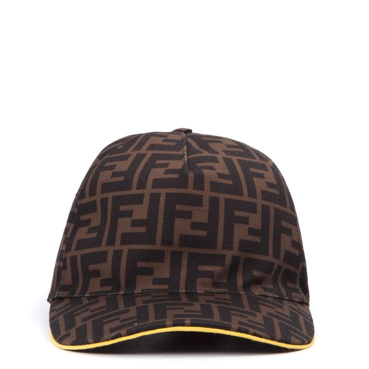 FENDI FF RELOADED JACQUARD BASEBALL CAP