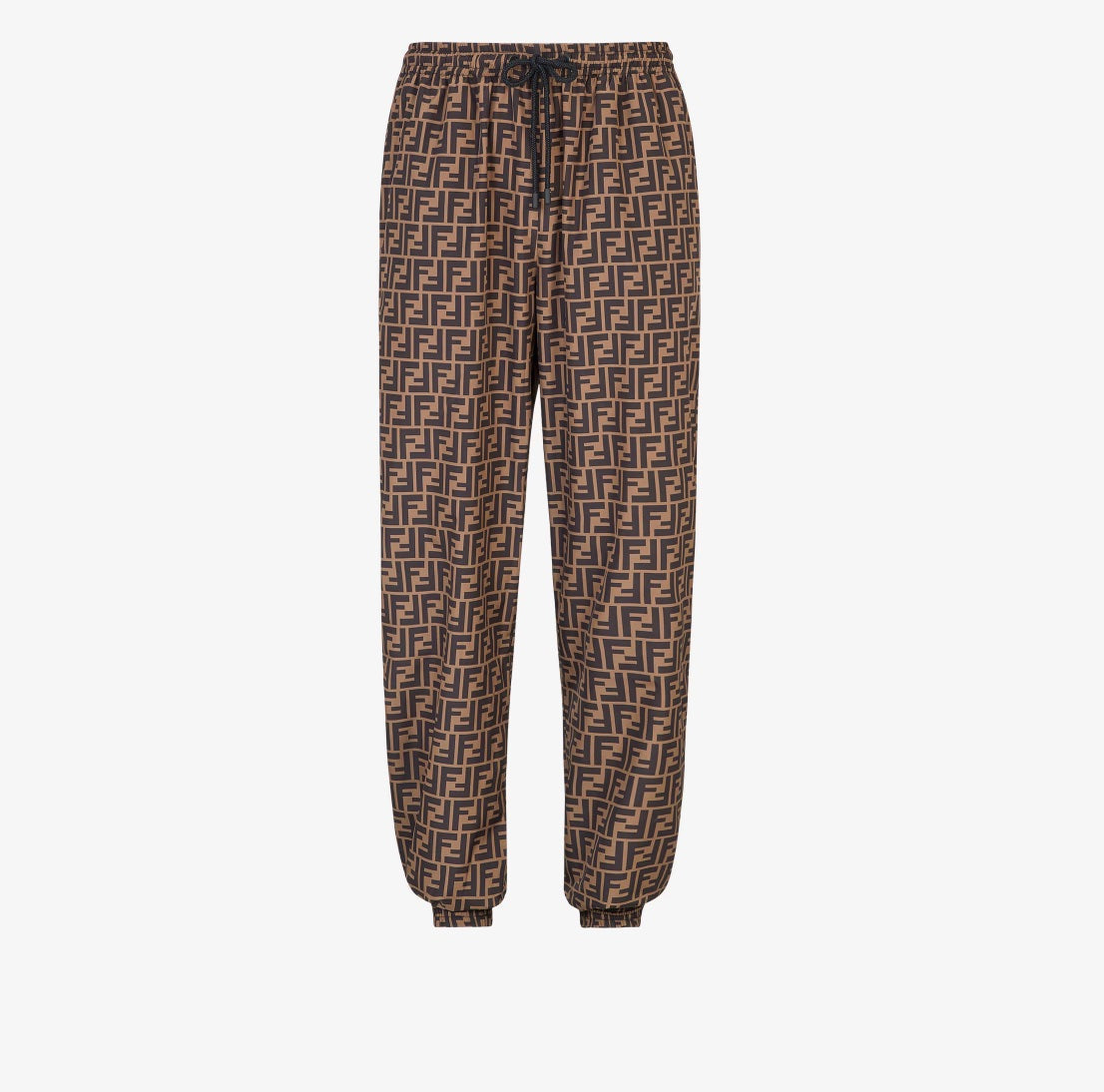 FENDI FF NYLON JOGGING TRACK PANTS