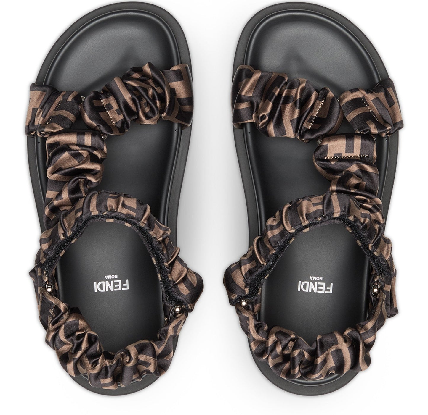 FENDI FF FEEL LOGO SPORT SANDALS