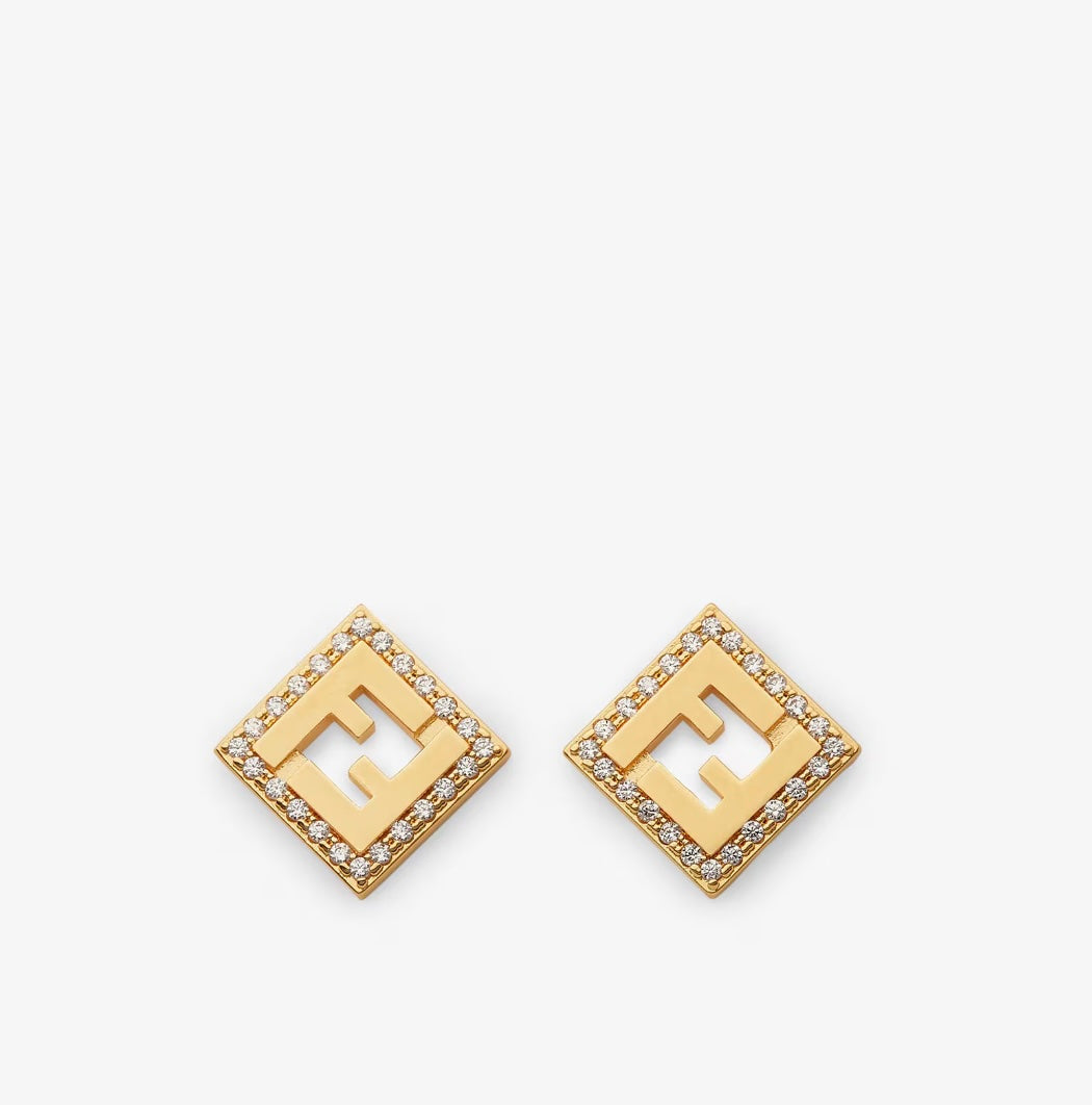 FENDI FF FOREVER STUD EARRINGS