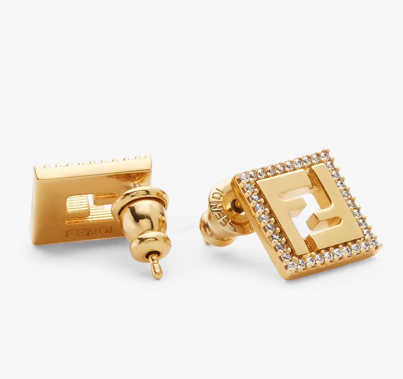 FENDI FF FOREVER STUD EARRINGS