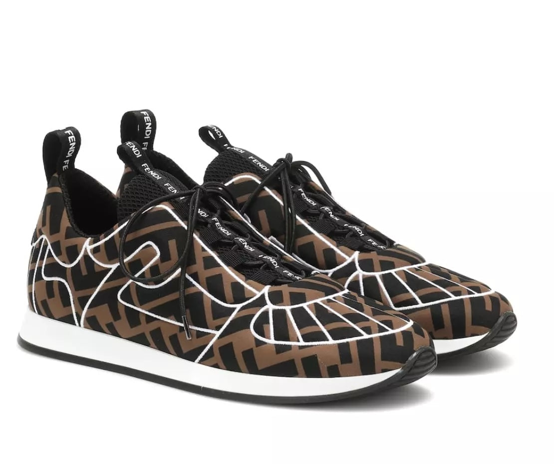 FENDI FREEDOM FF STRETCH SNEAKERS