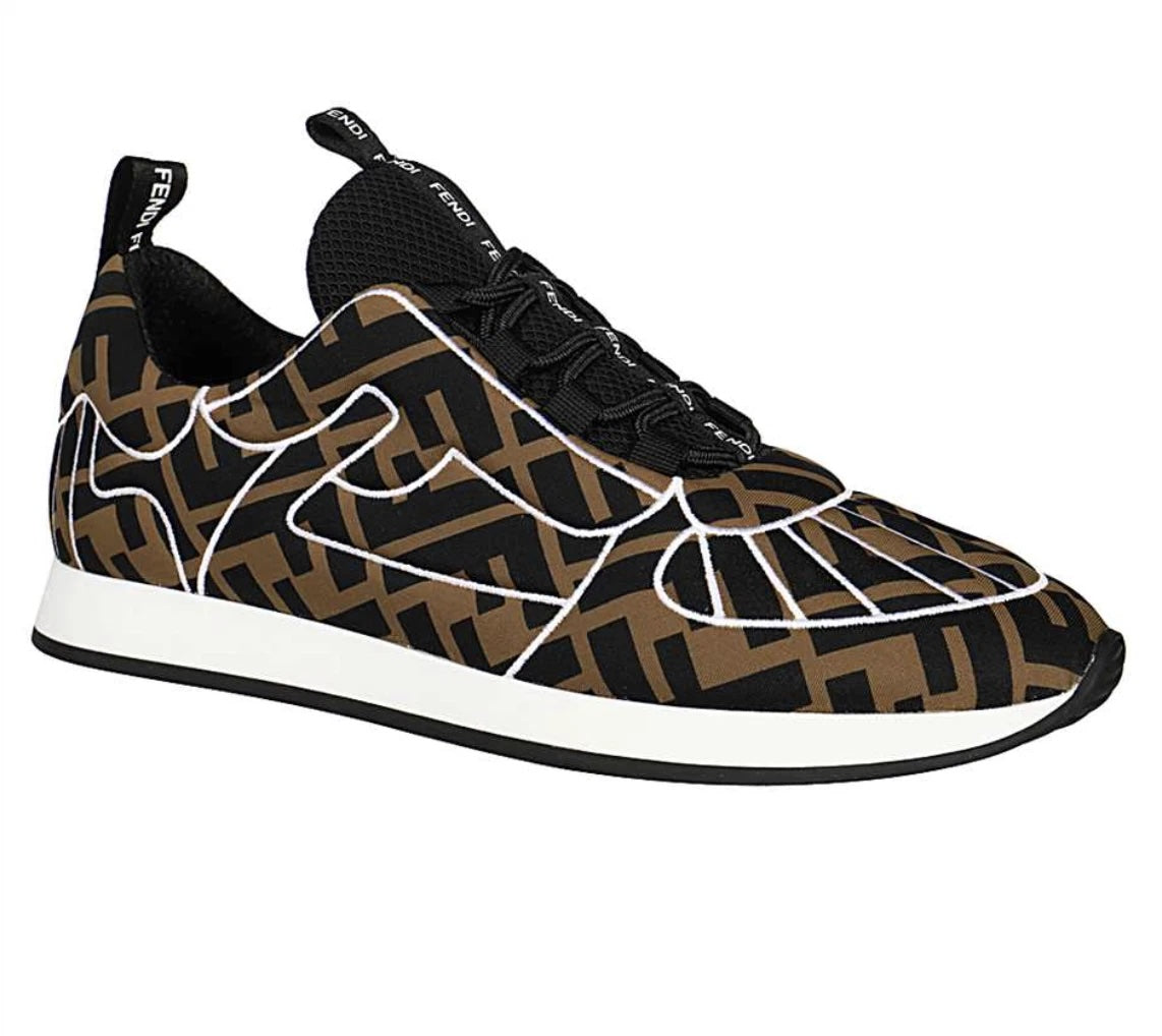 FENDI FREEDOM FF STRETCH SNEAKERS