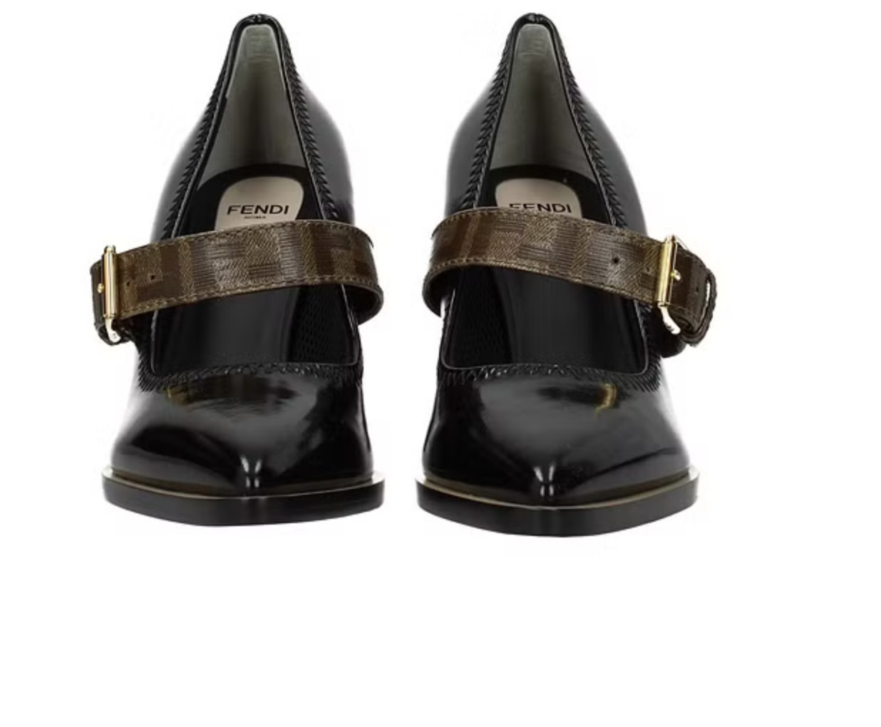 FENDI MARY JANE FFRAME COURT PUMPS