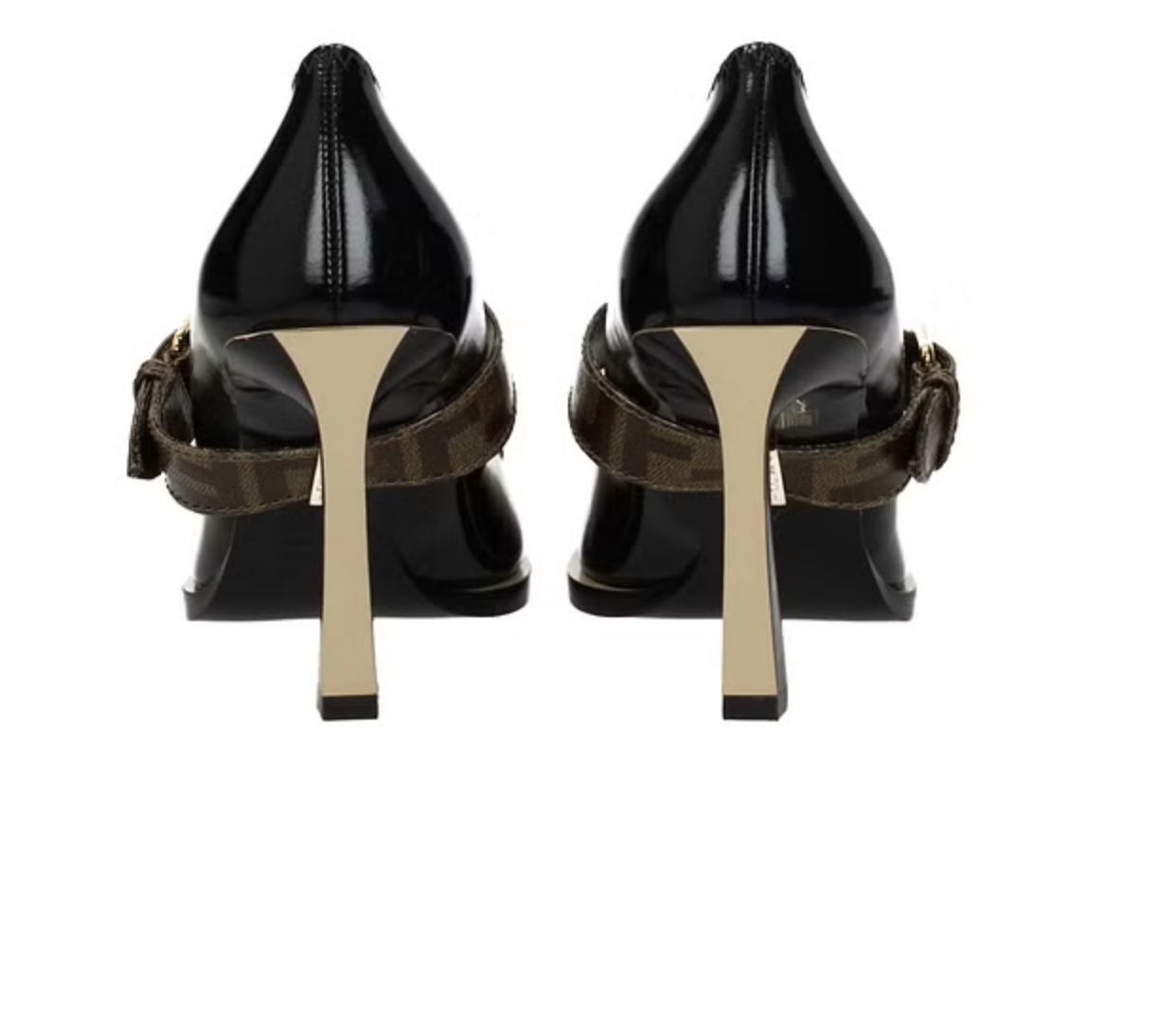 FENDI MARY JANE FFRAME COURT PUMPS