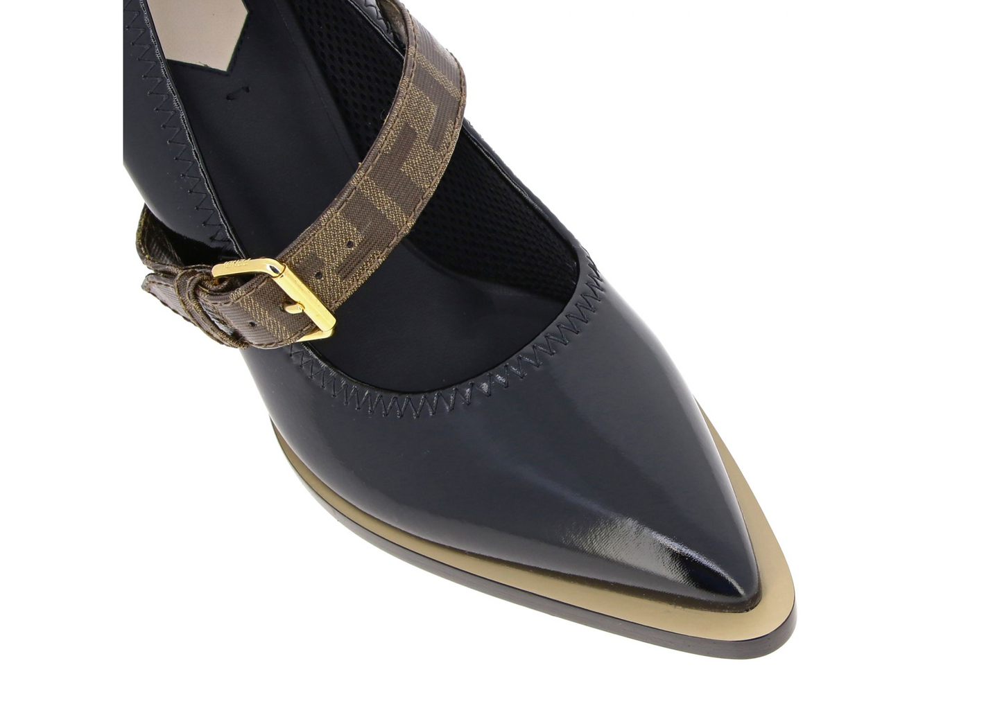 FENDI MARY JANE FFRAME COURT PUMPS