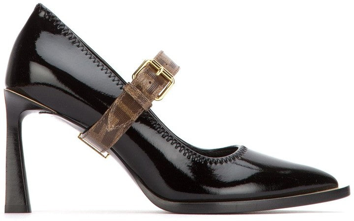 FENDI MARY JANE FFRAME COURT PUMPS