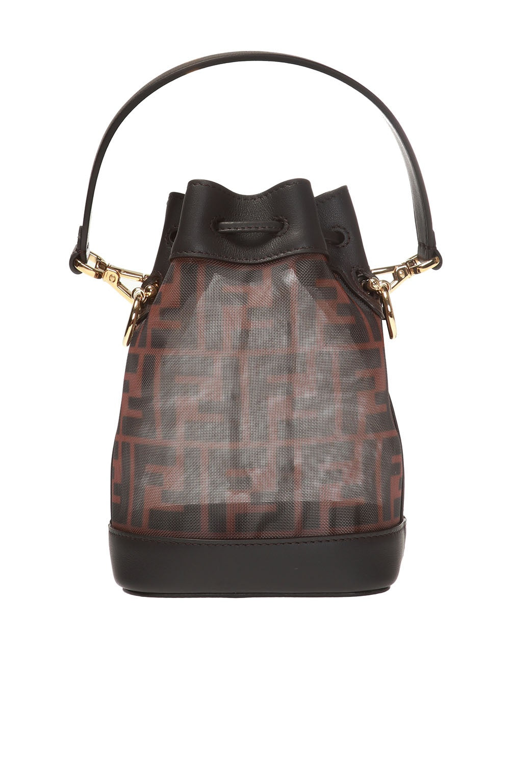 FENDI FF 1974 VITELLO GRACE MINI MON TRESOR BUCKET BAG