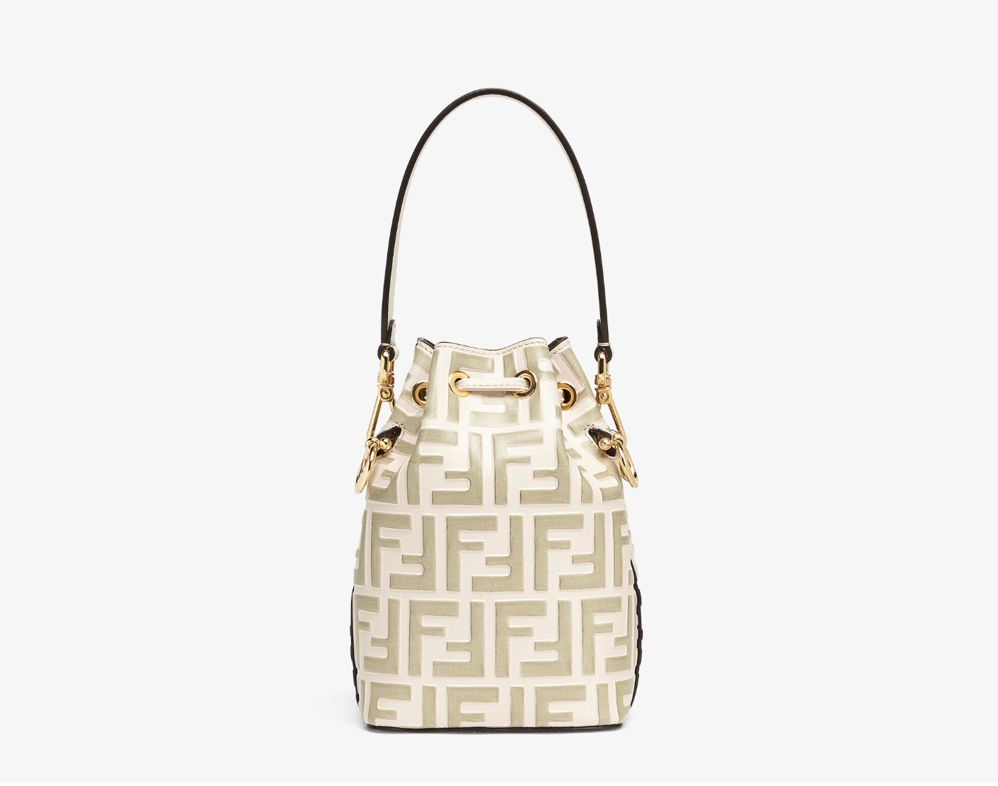 FENDI MINI ZUCCA MON TRESOR BUCKET BAG