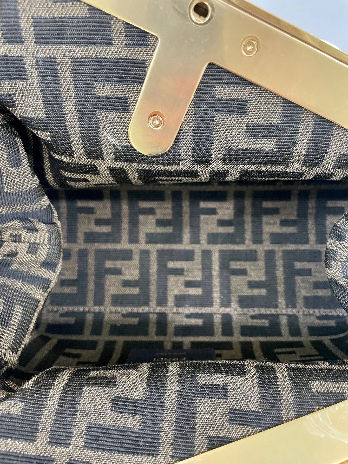 FENDI SMALL FENDI FIRST NAPPA LEATHER BAG