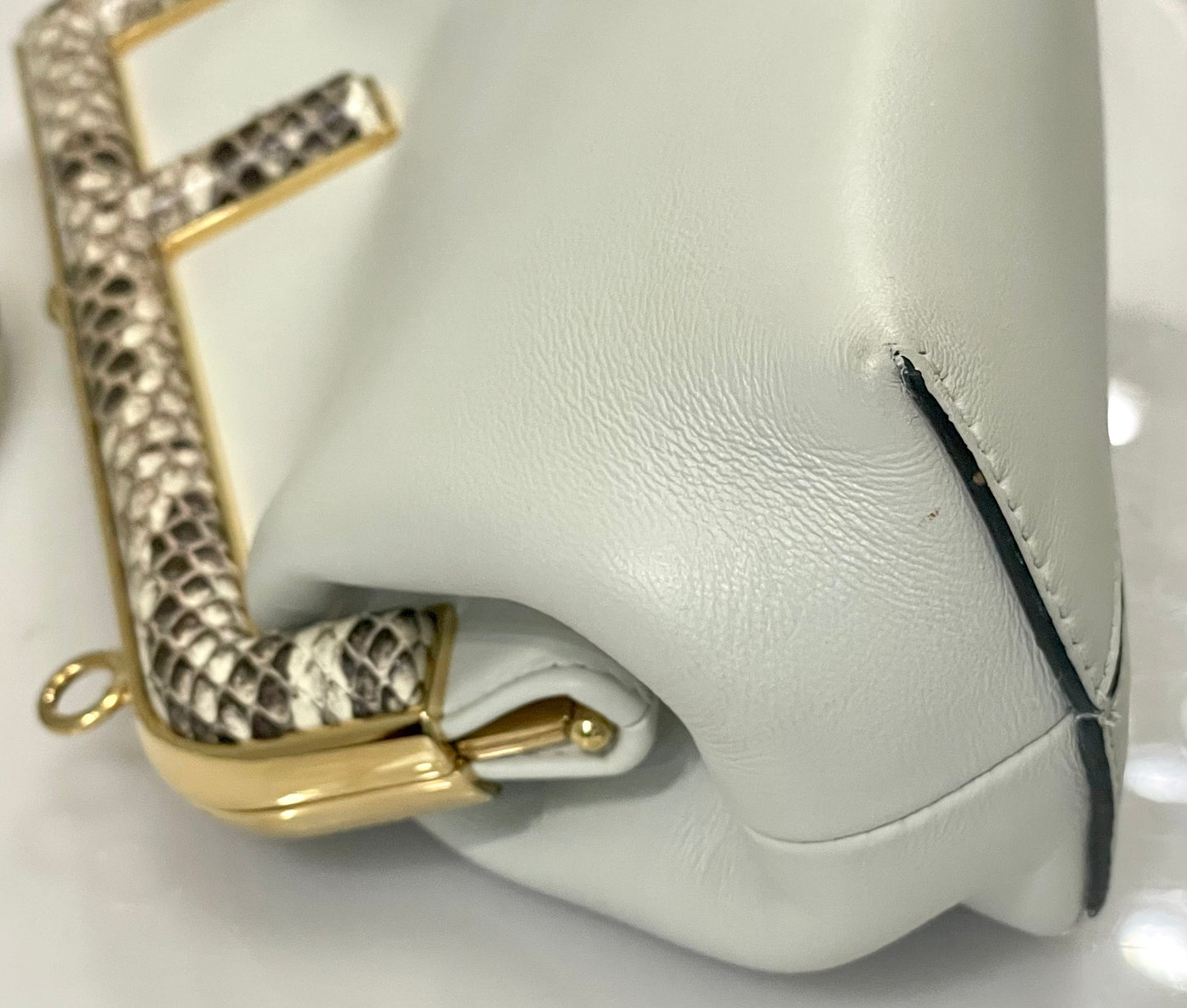 FENDI SMALL FENDI FIRST NAPPA LEATHER BAG