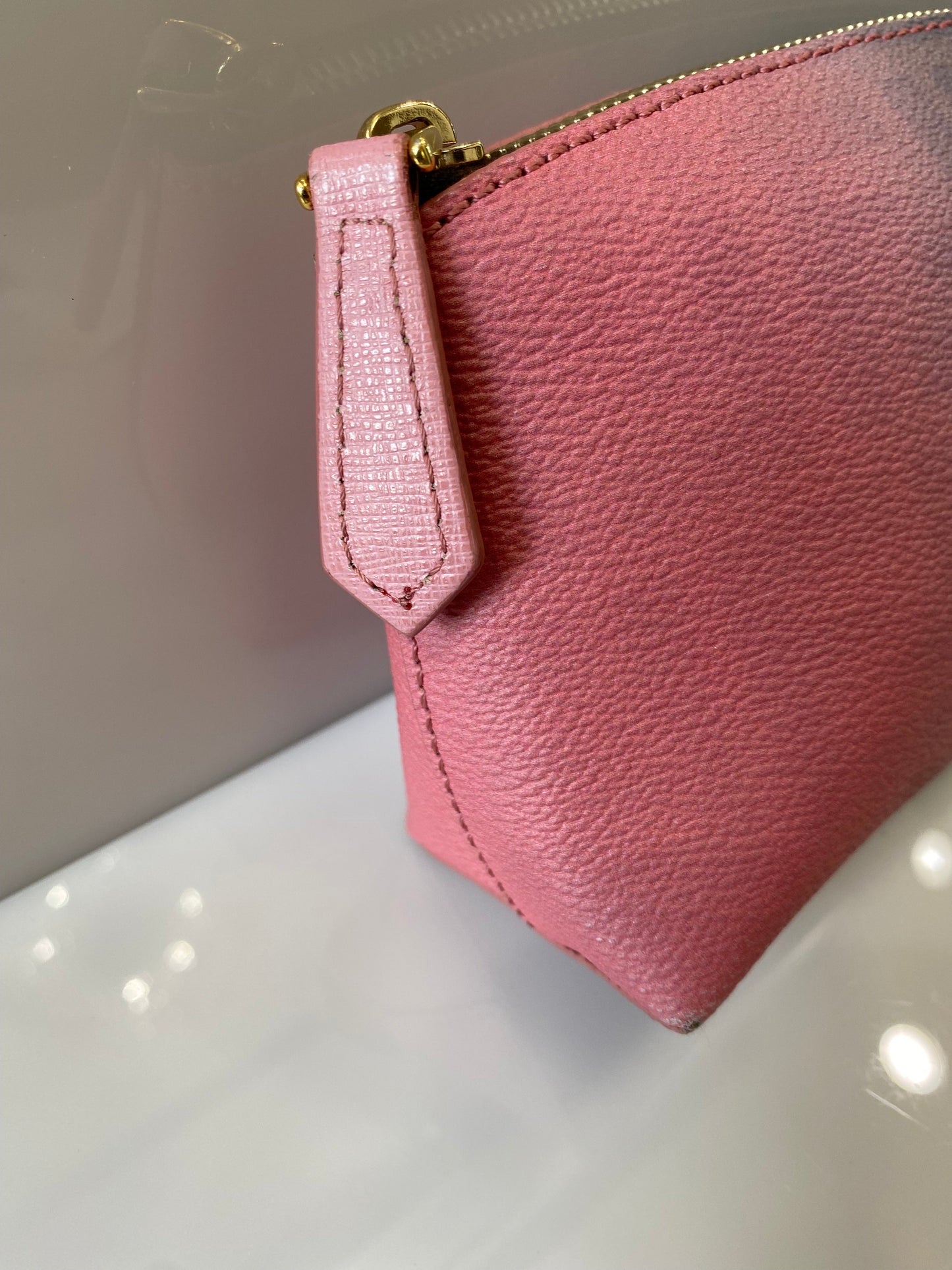 FENDI FF OMBRE ZUCCA SMALL COSMETIC CASE
