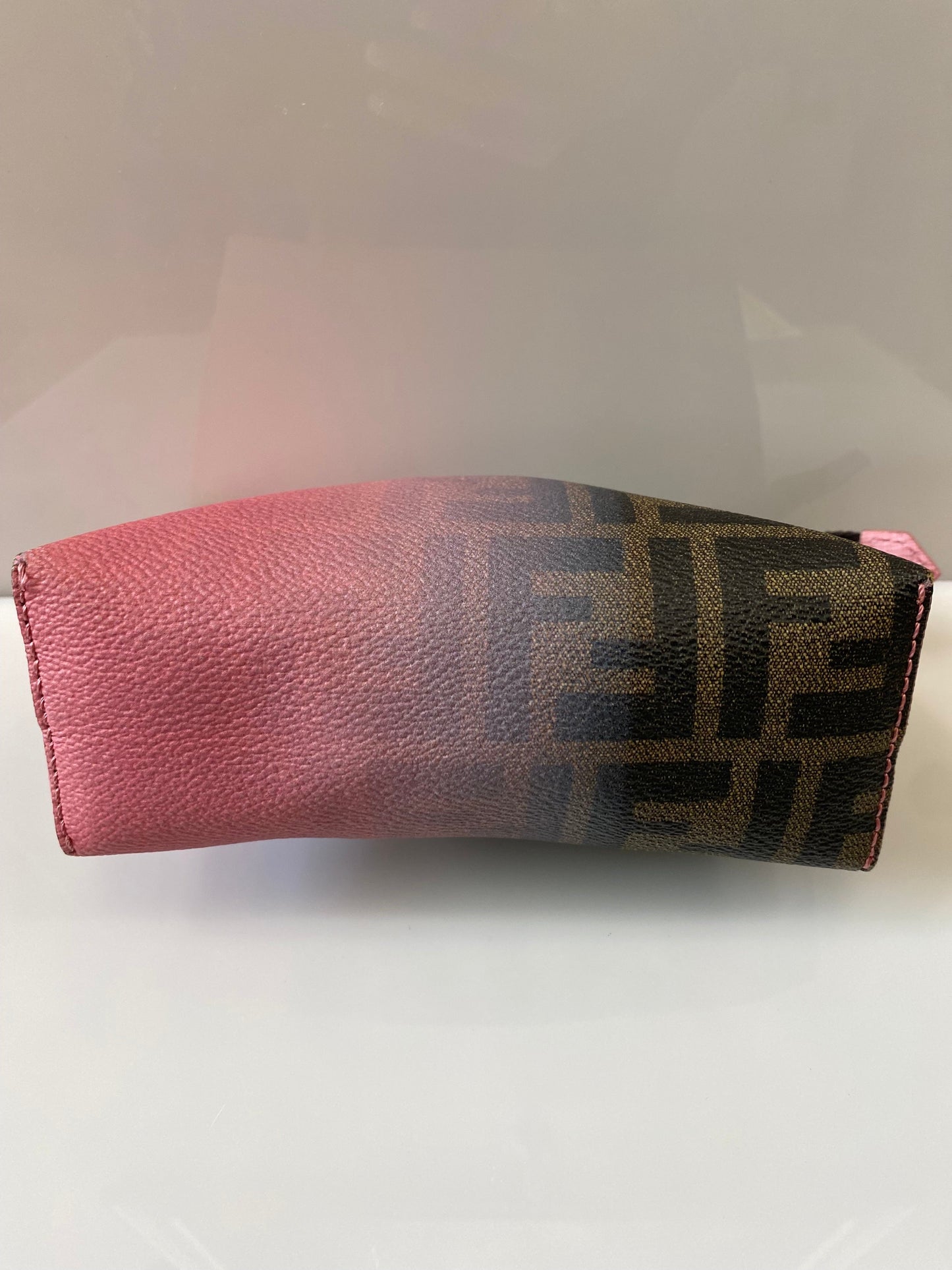 FENDI FF OMBRE ZUCCA SMALL COSMETIC CASE
