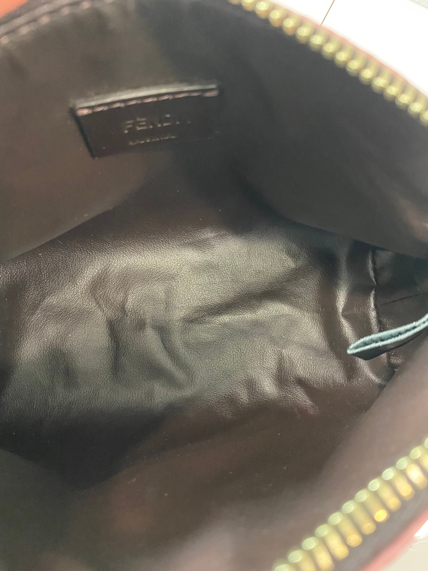 FENDI FF OMBRE ZUCCA SMALL COSMETIC CASE