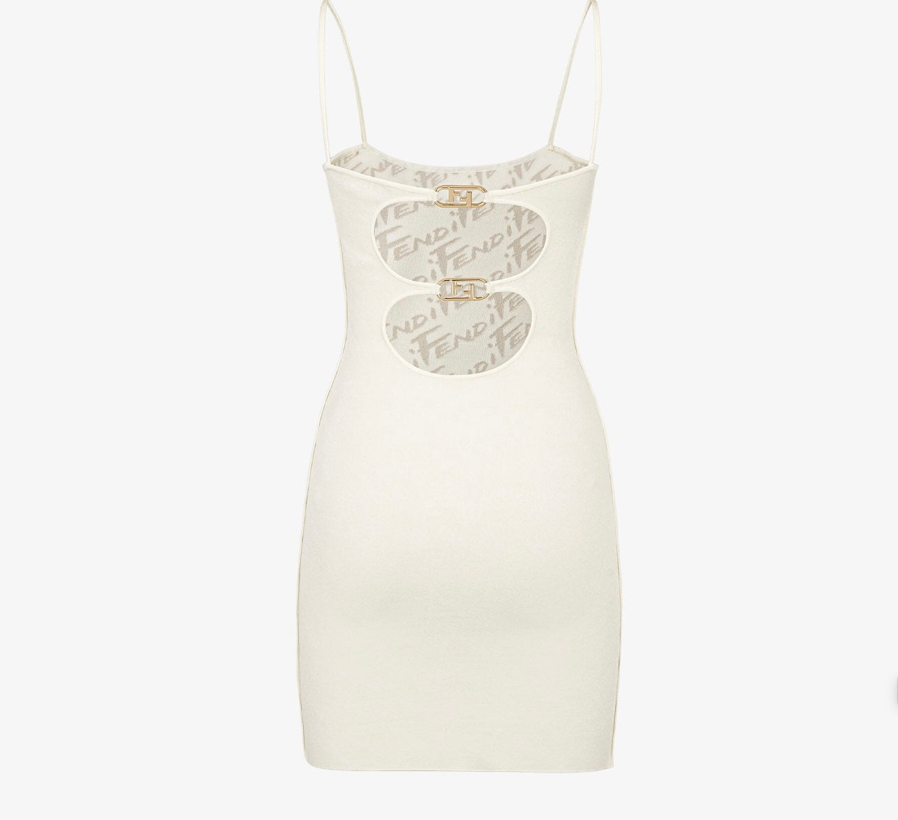 FENDI FF REVERSIBLE MINI DRESS