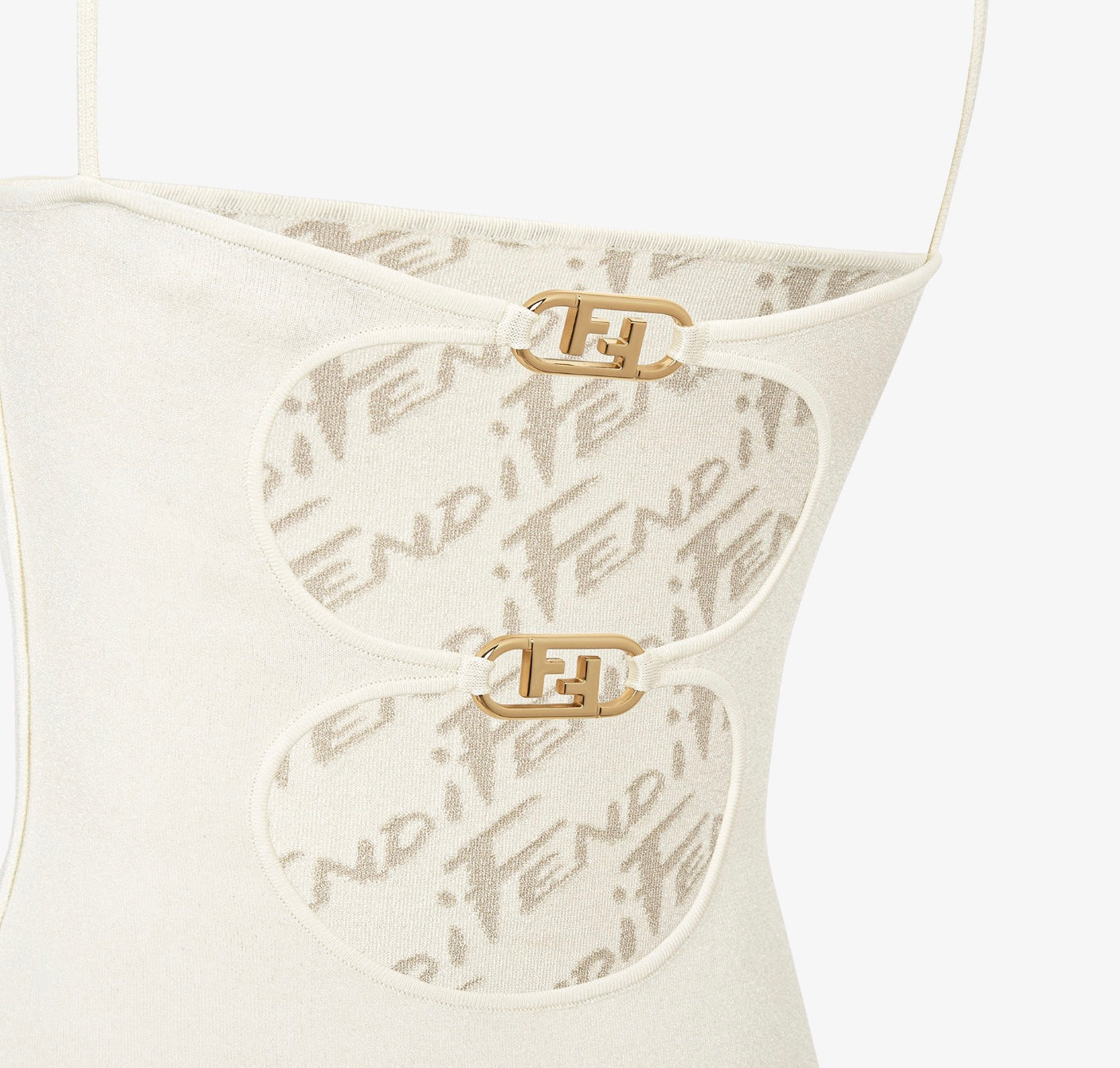 FENDI FF REVERSIBLE MINI DRESS