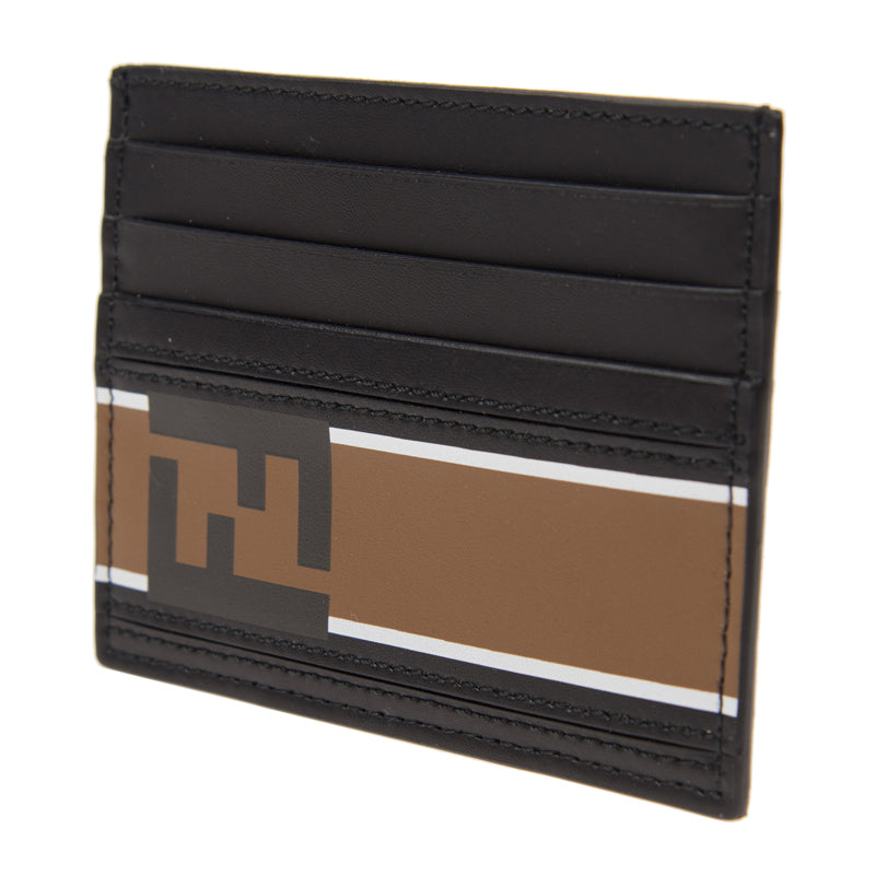 FENDI ROMA CALFSKIN LEATHER CARD HOLDER