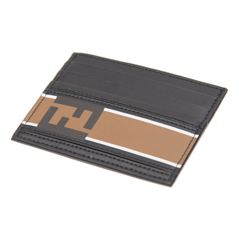 FENDI ROMA CALFSKIN LEATHER CARD HOLDER