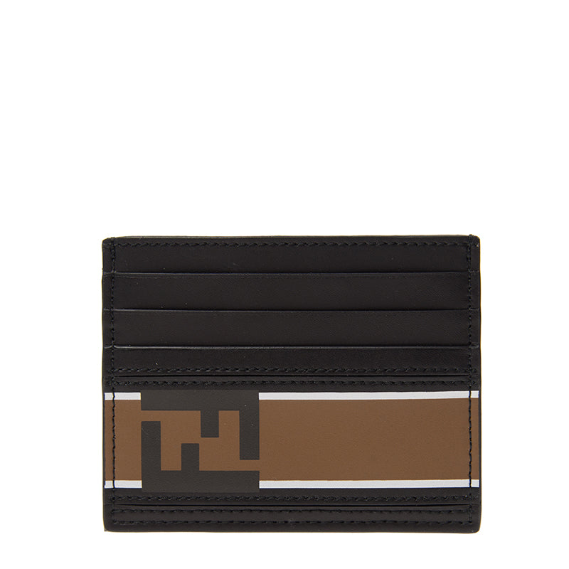 FENDI ROMA CALFSKIN LEATHER CARD HOLDER