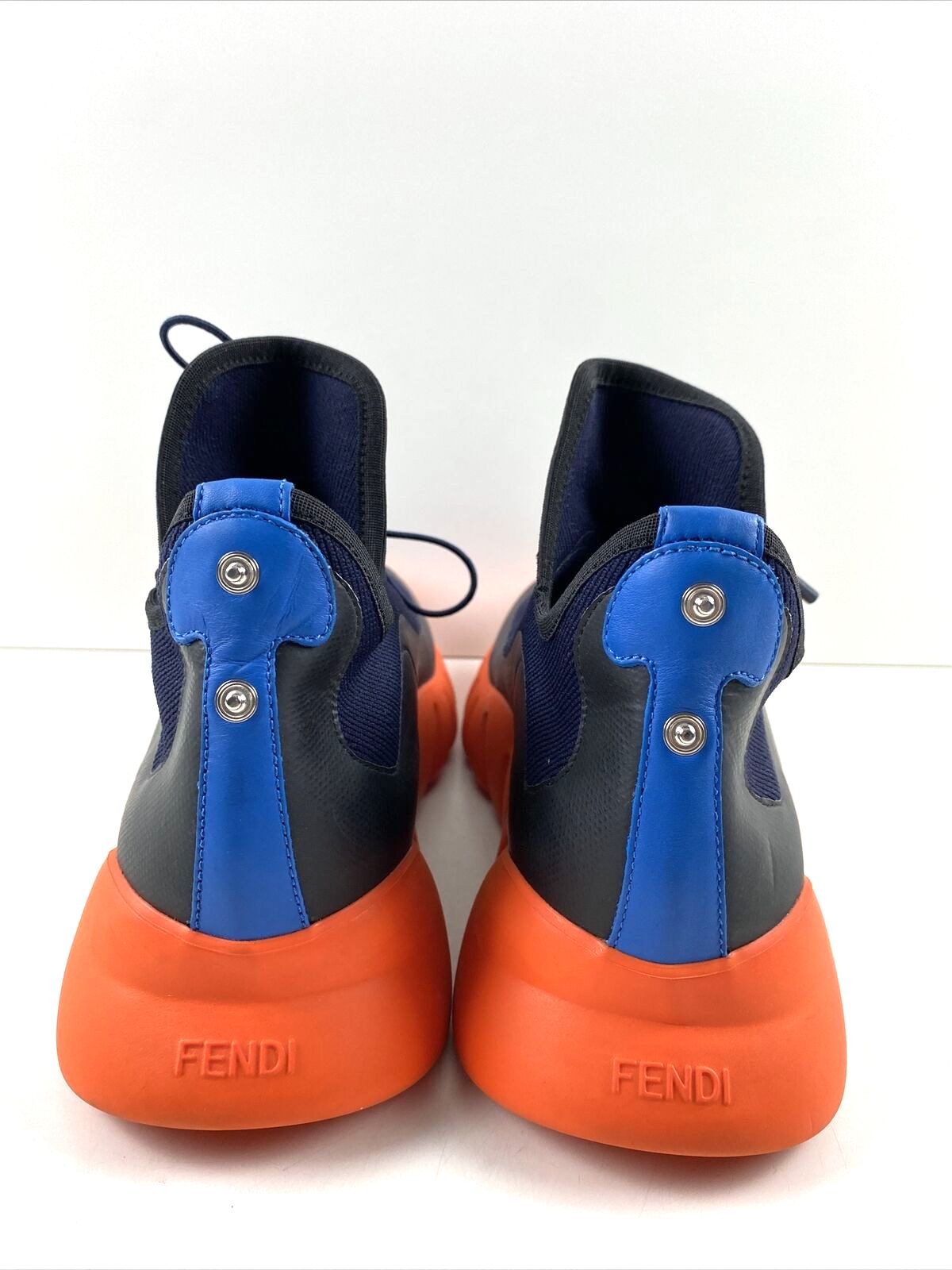 FENDI MEN'S RUNWAY HIGH-TOP SCUBA SNEAKERS
