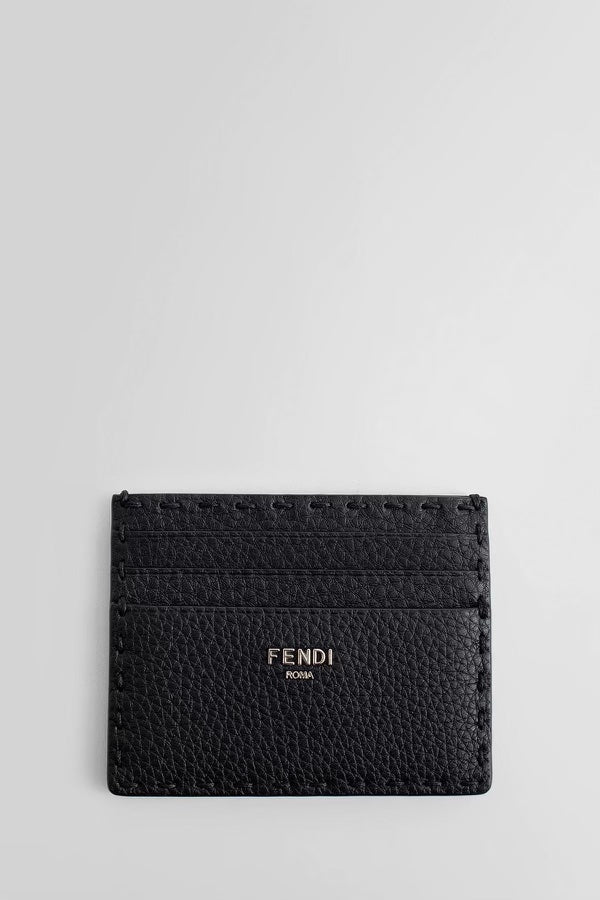 FENDI SELLERIA CALFSKIN LEATHER CARD HOLDER