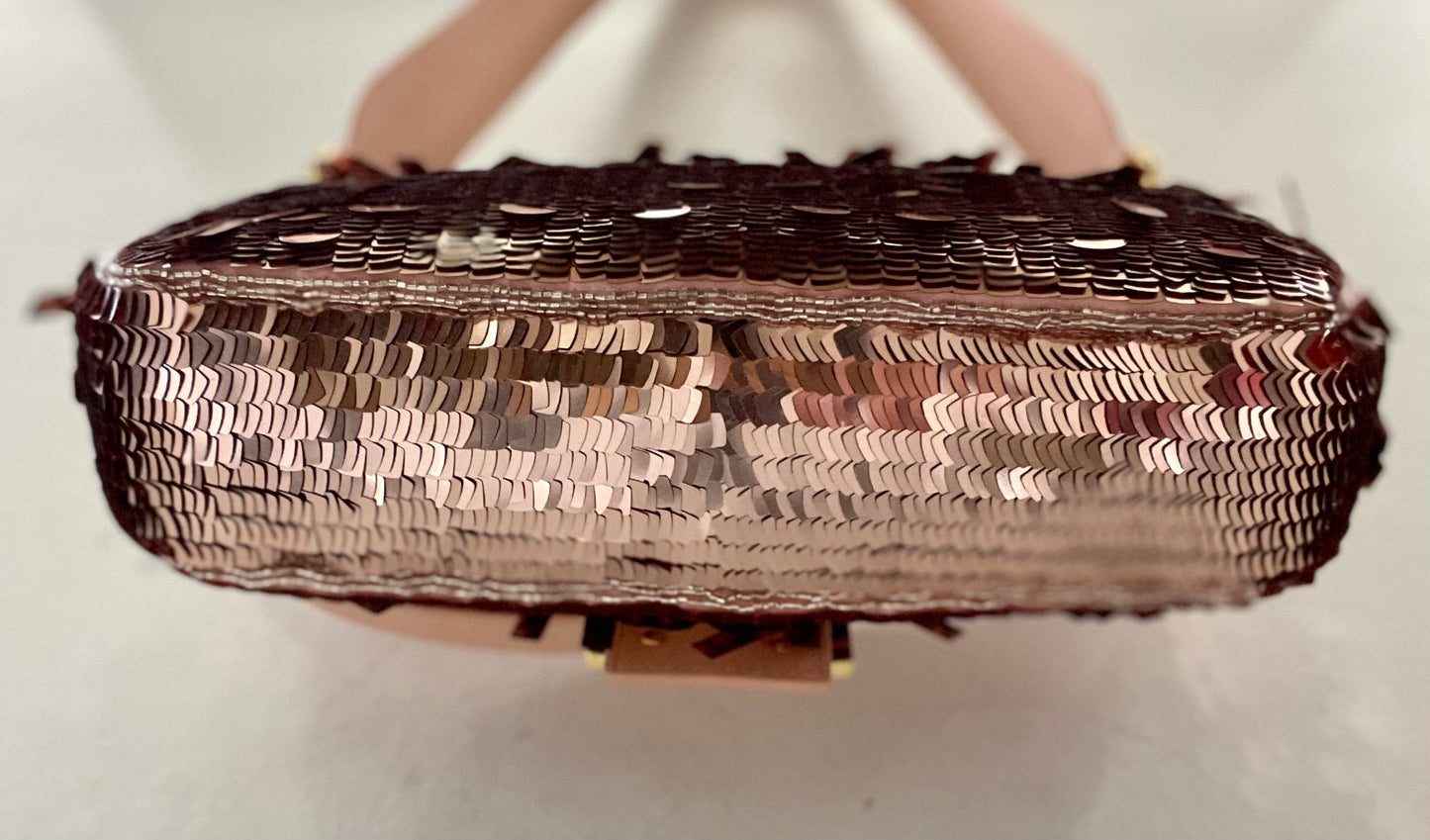 FENDI SEQUIN BAGUETTE SHOULDER BAG