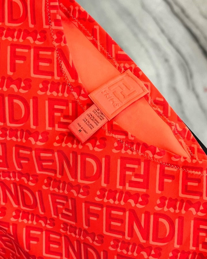 FENDI X SKIMS LONG SLEEVS BODYSUIT