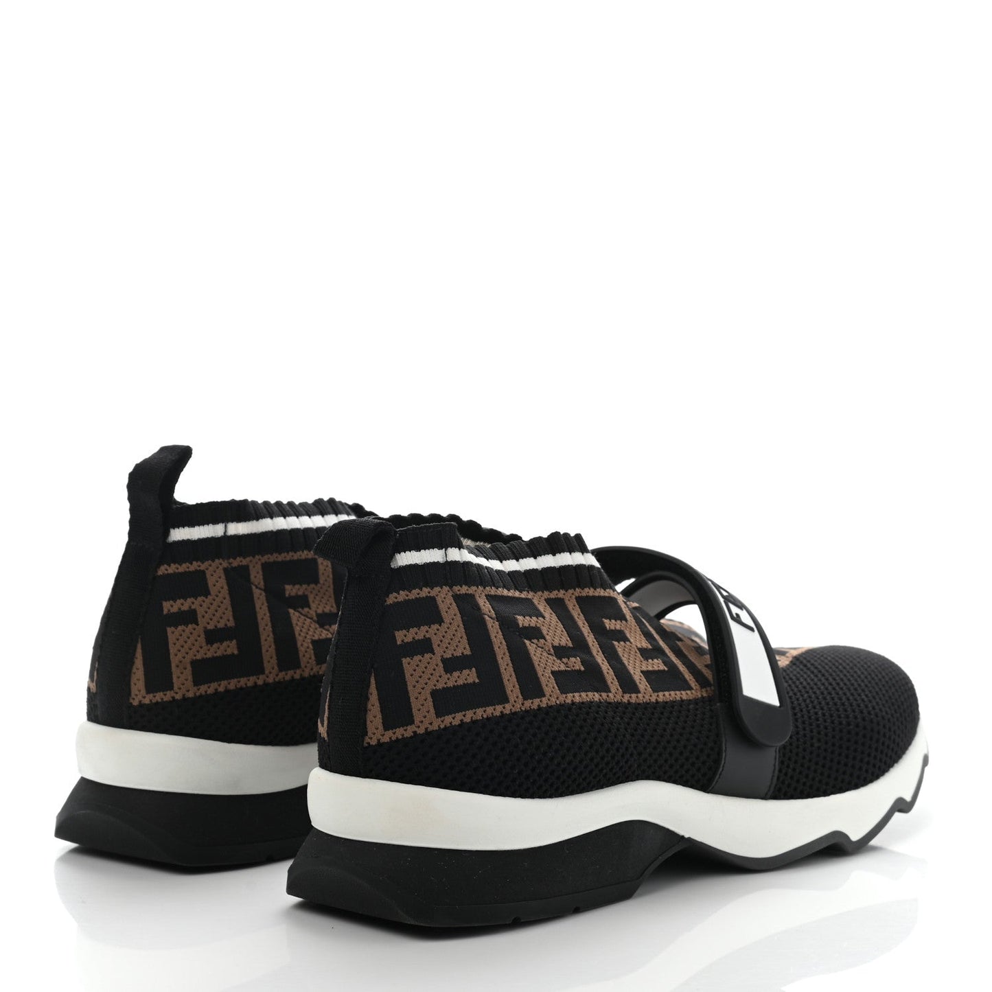 FENDI STRETCH YARN FF ZUCCA ROCKOKO SNEAKERS
