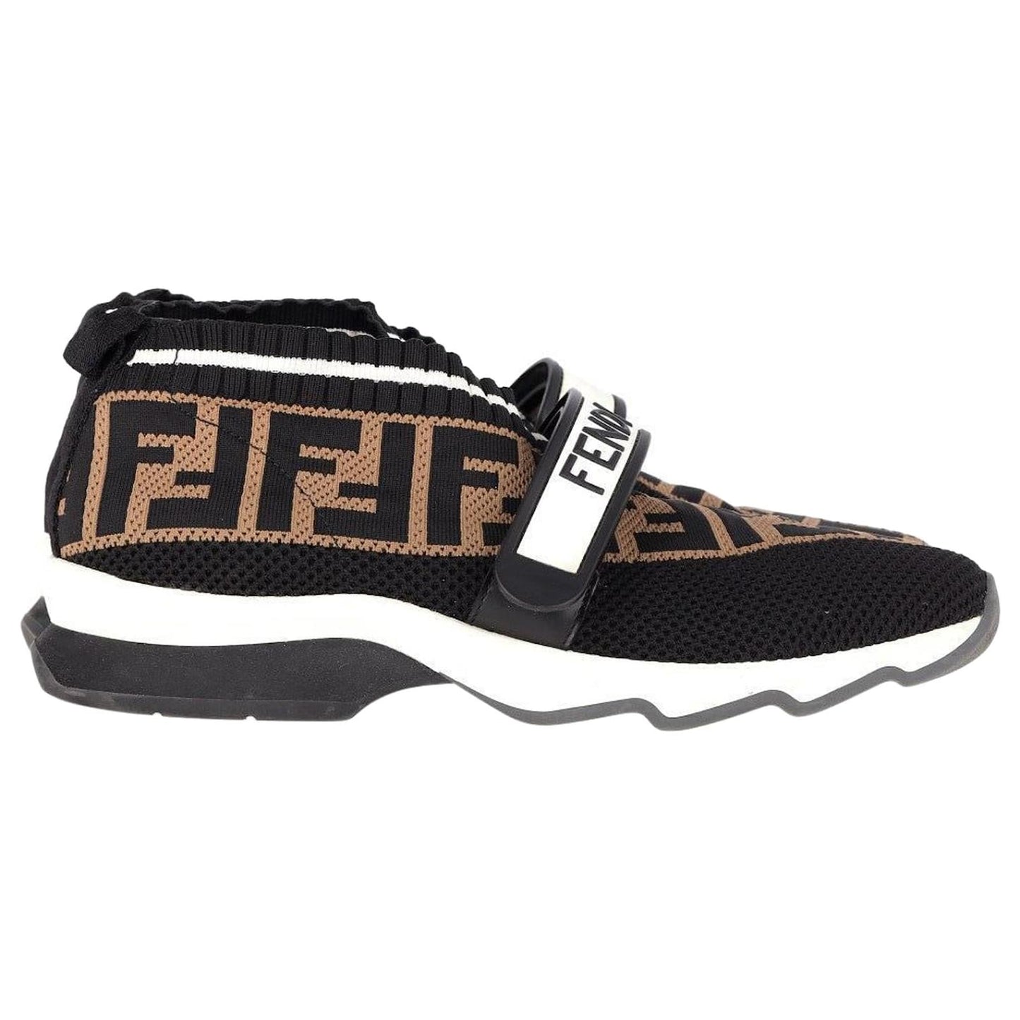 FENDI STRETCH YARN FF ZUCCA ROCKOKO SNEAKERS