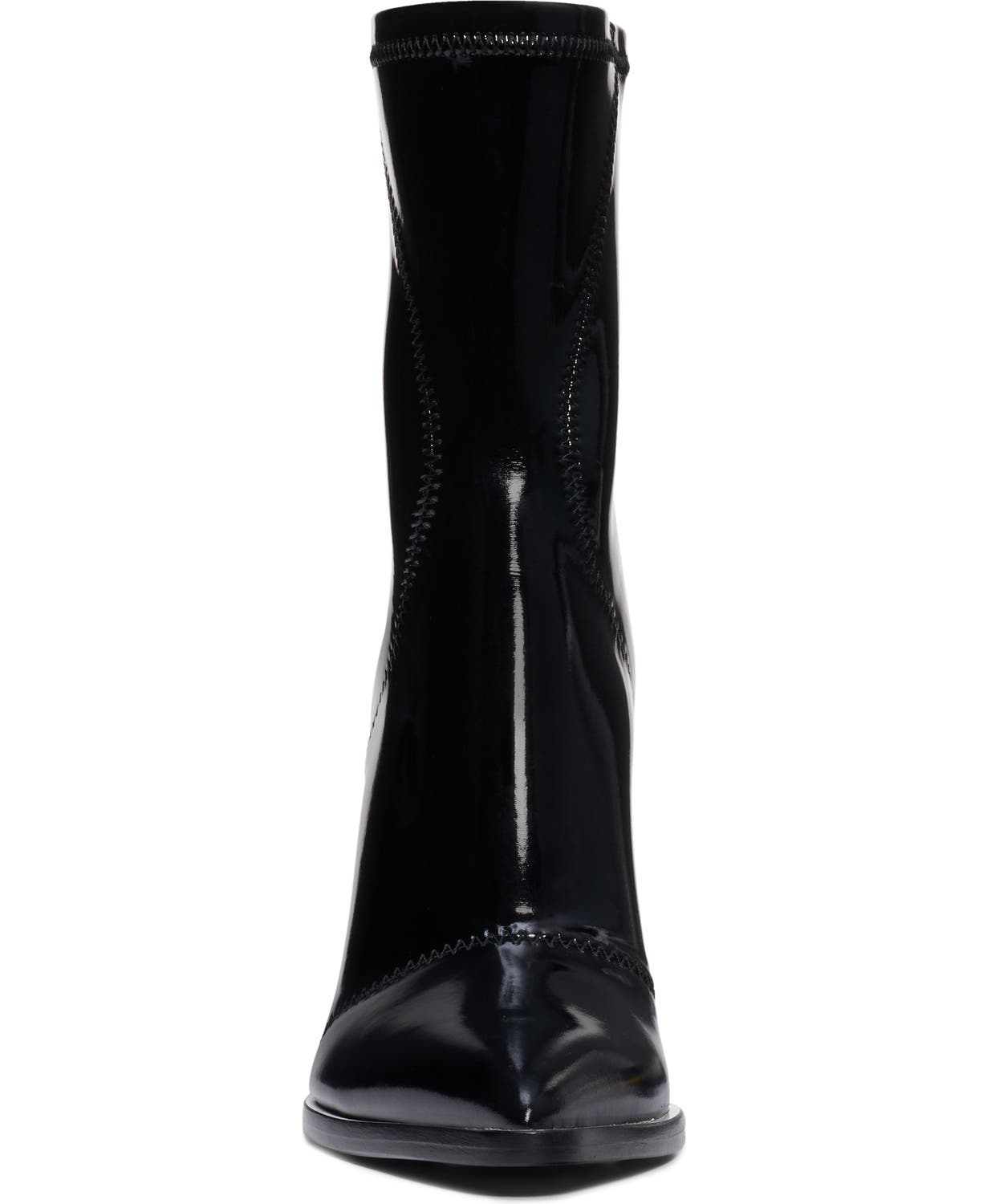 FENDI FENDI TRONCHETTO VERNICE TECNICA BOOTS
