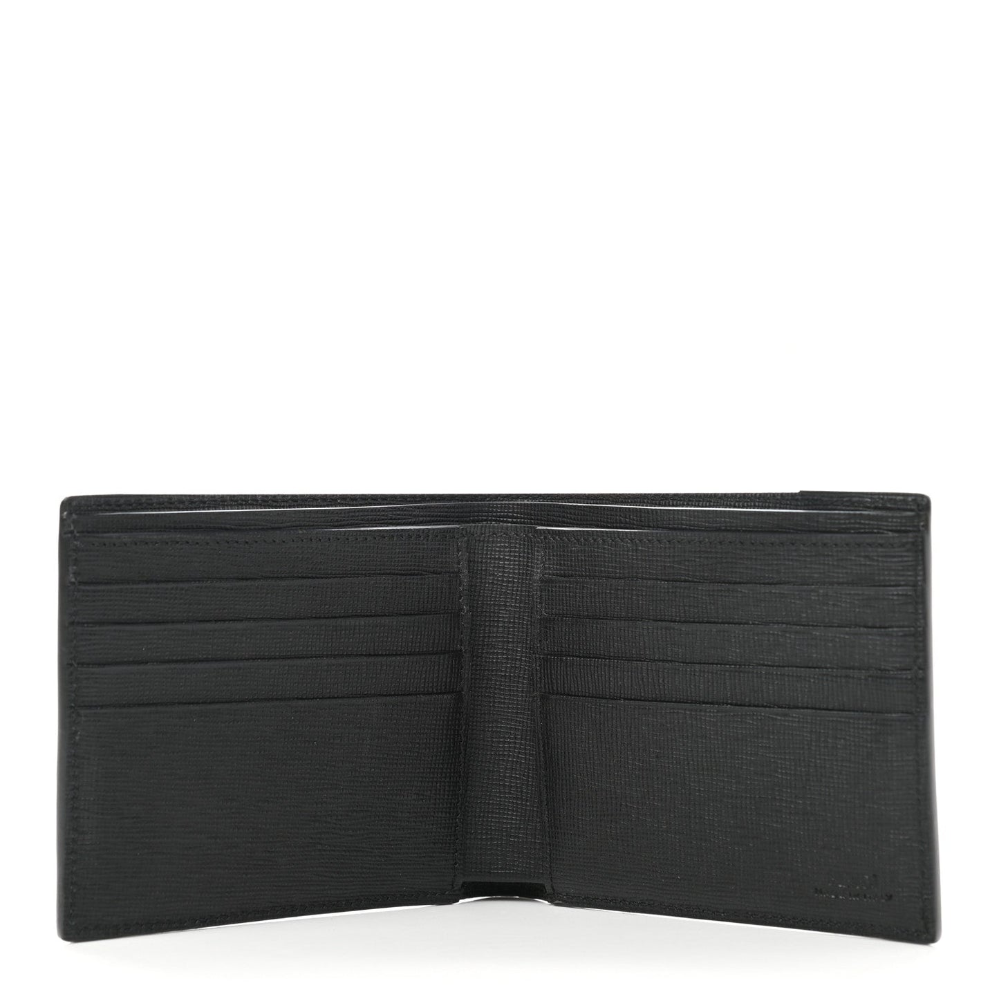 FENDI VITELLO ELITE GRANITE MONSTER EYES BI-FOLD WALLET