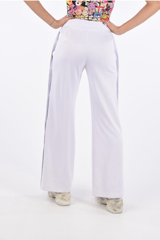 FENDI WIDE LEG FENDIRAMA JOGGERS WITH SIDE MONOGRAM BAND